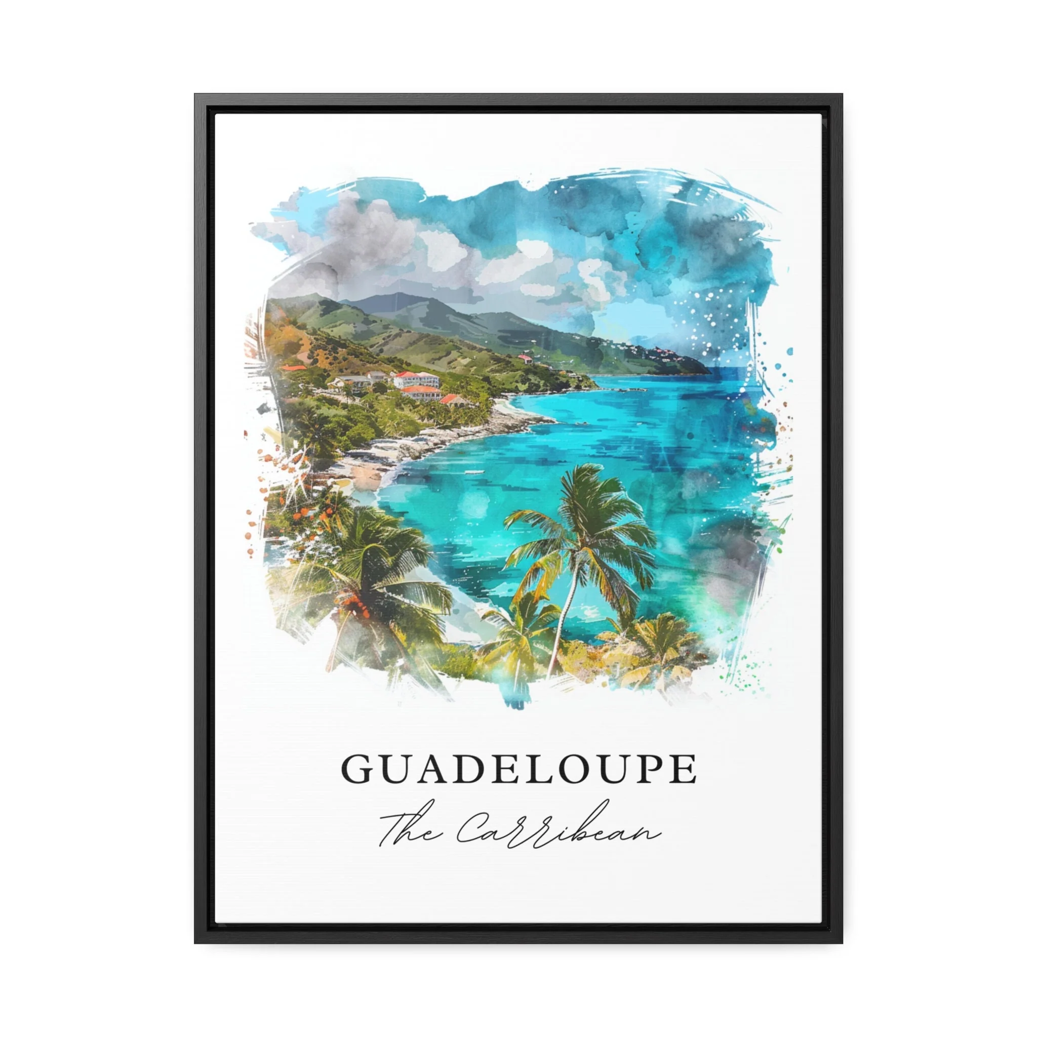 Guadeloupe, Caribbean – Watercolor Art Print - Image 5
