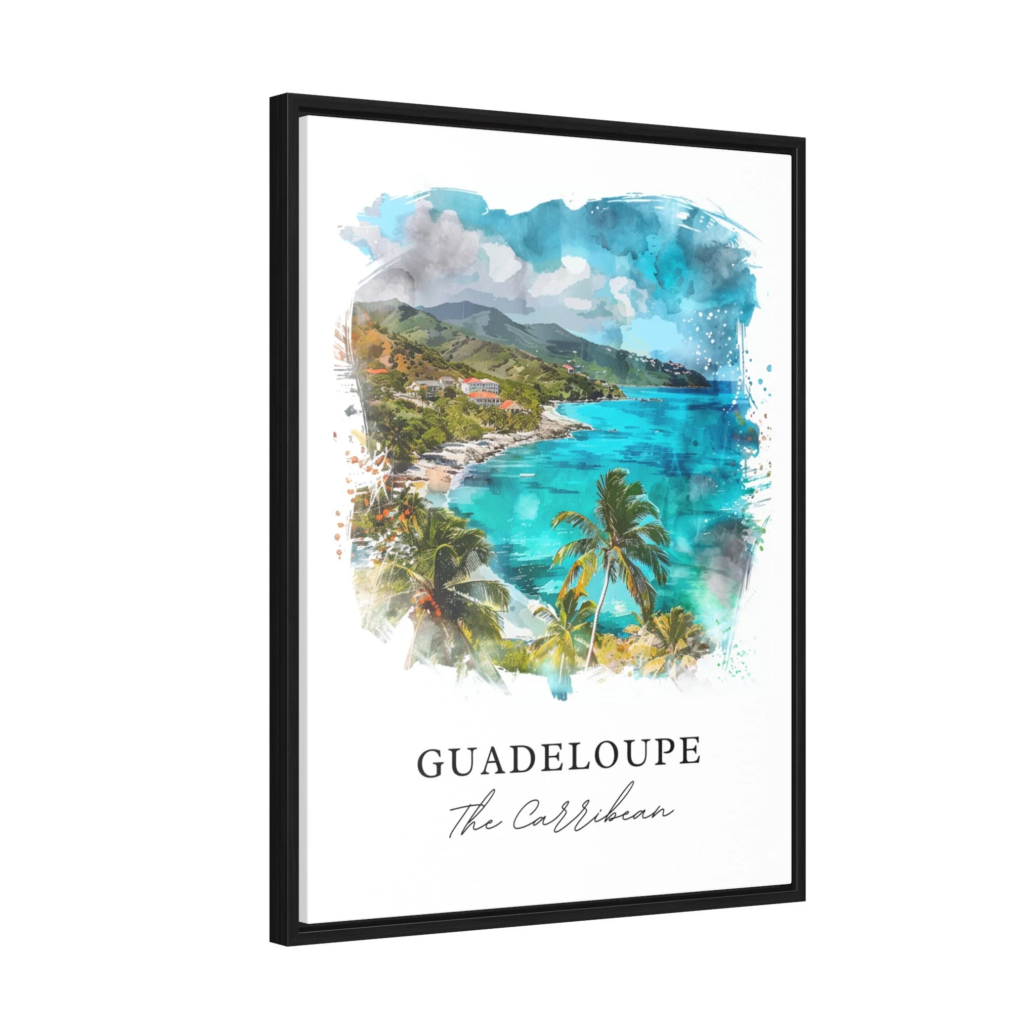 Guadeloupe, Caribbean – Watercolor Art Print - Image 6