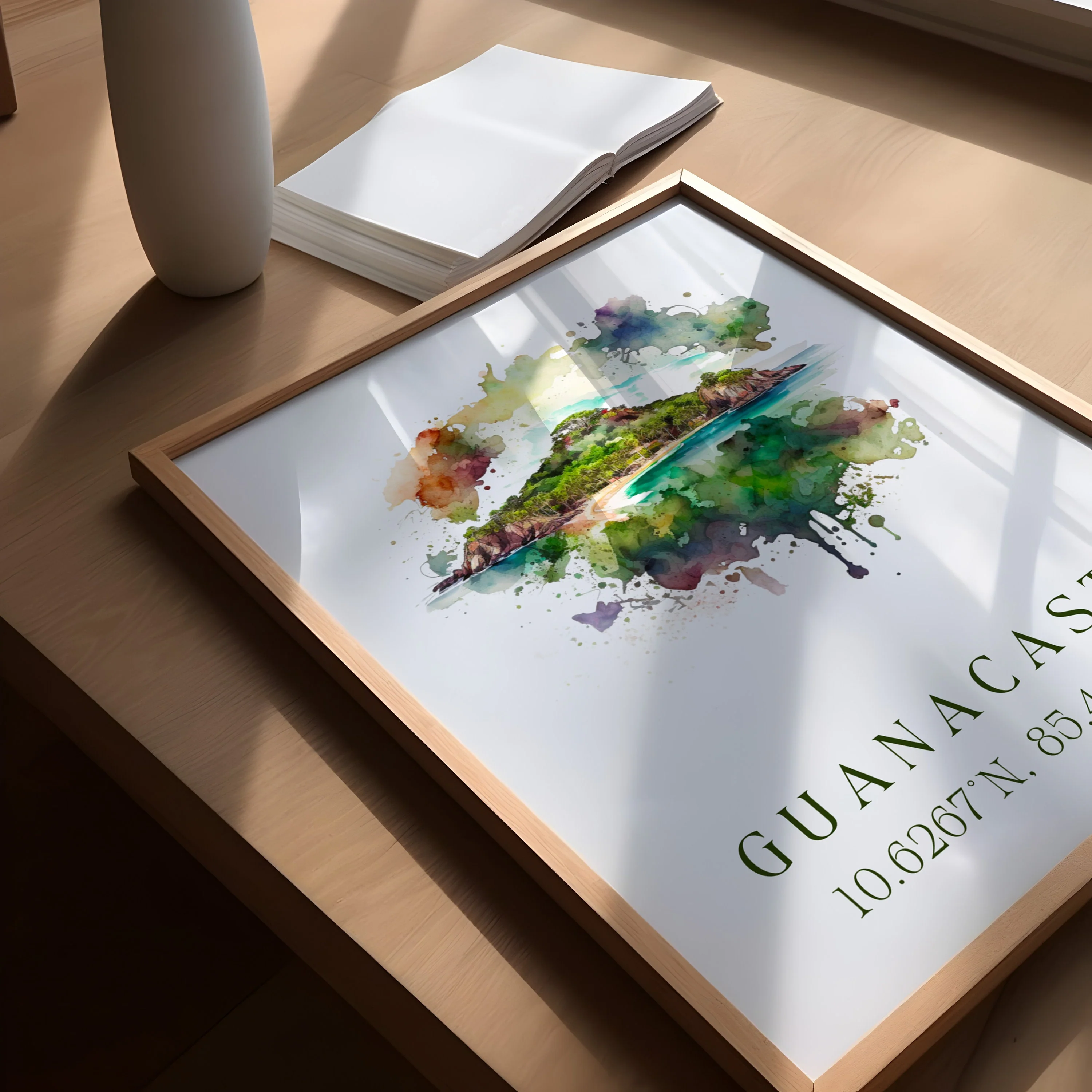 Guanacaste, Costa Rica – Watercolor Art Print - Image 3