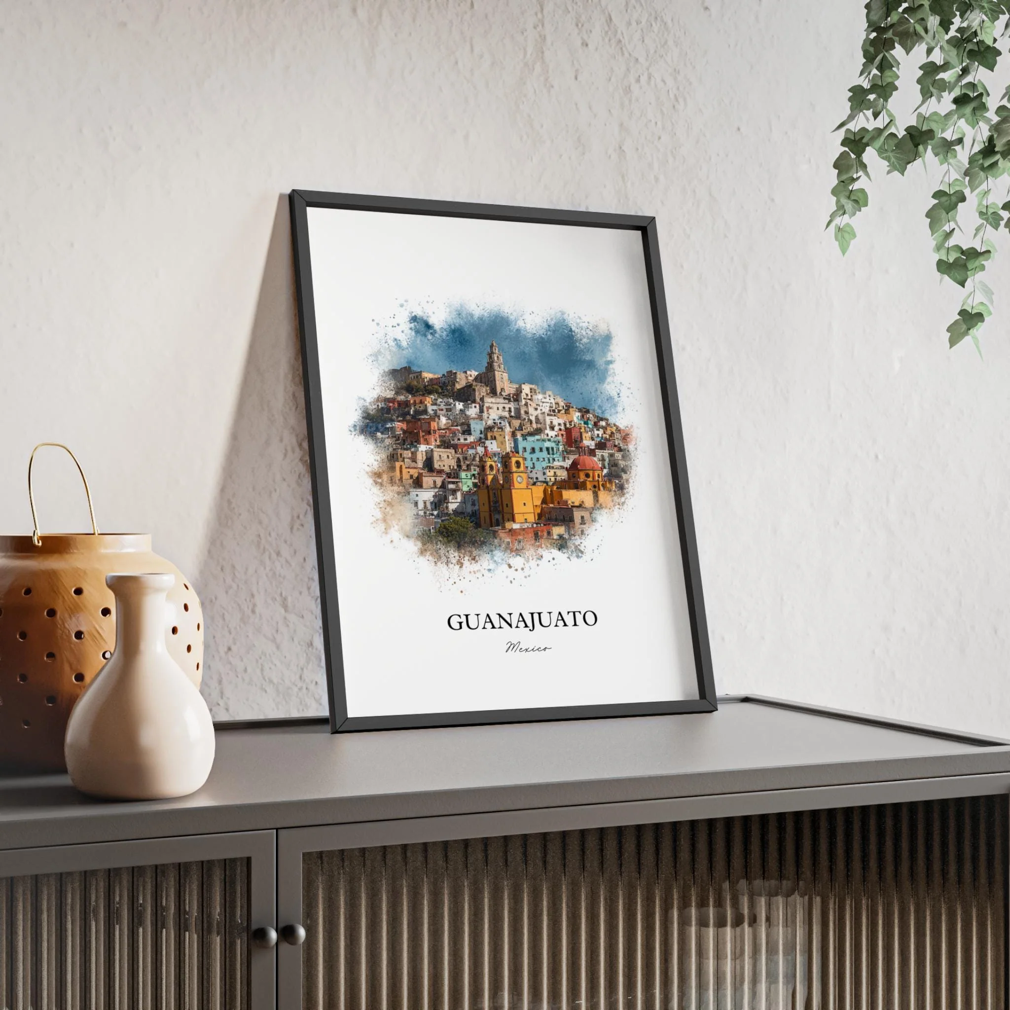 Guanajuato, Mexico – Watercolor Art Print - Image 3