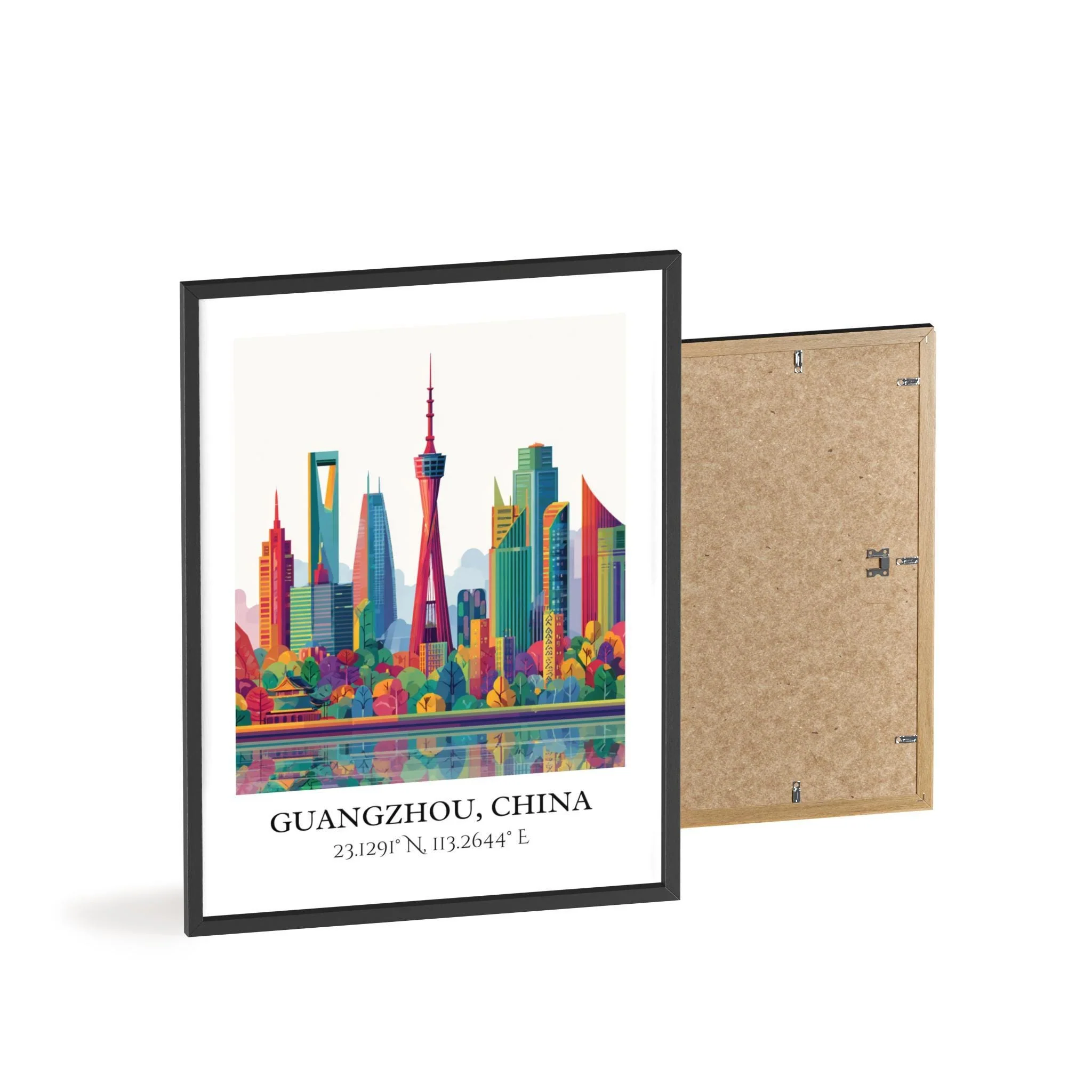 Guangzhou, China – Watercolor Art Print - Image 8
