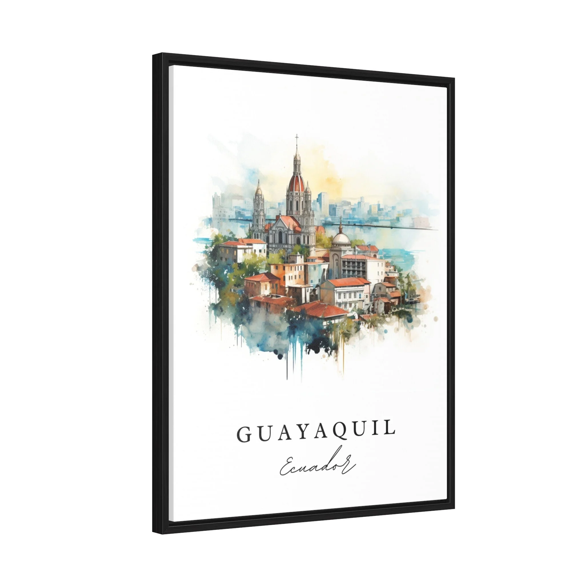 Guayaquil, Ecuador – Watercolor Art Print - Image 7