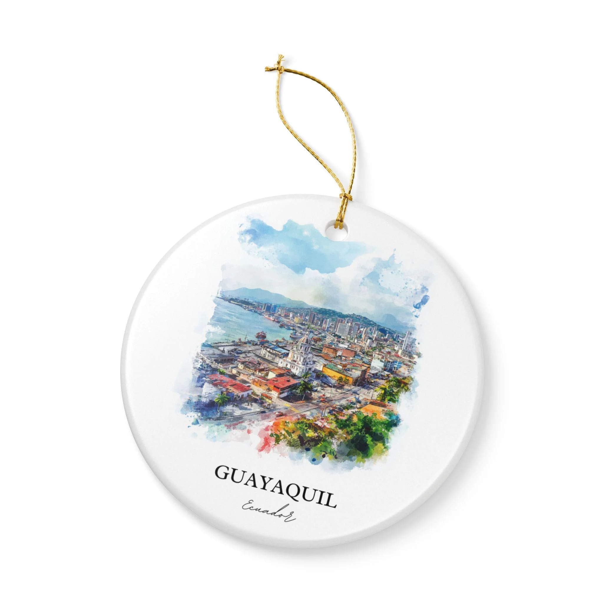 Guayaquil Ornament: Unique Guayaquil Ecuador Souvenir, Ecuador Xmas Decor, and Authentic Ecuador Gift - Image 3