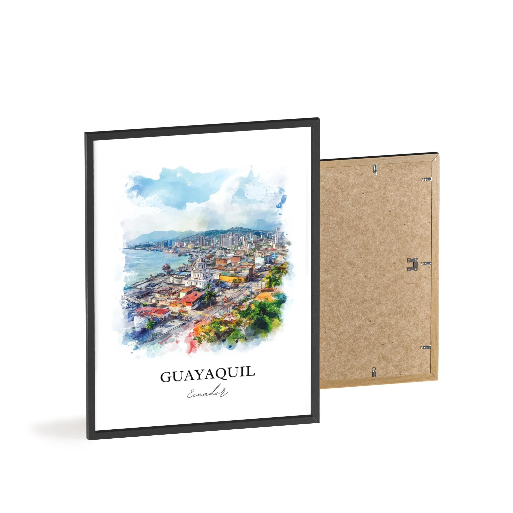 Guayaquil, Ecuador – Watercolor Art Print - Image 8
