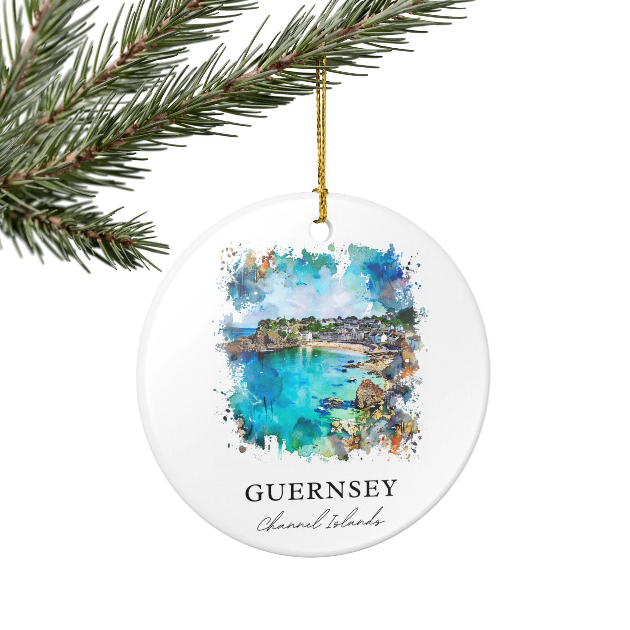 Guernsey Ornament: Unique Channel Islands Souvenir, Channel Islands Xmas Decor, and Authentic Channel Islands Gift - Image 5