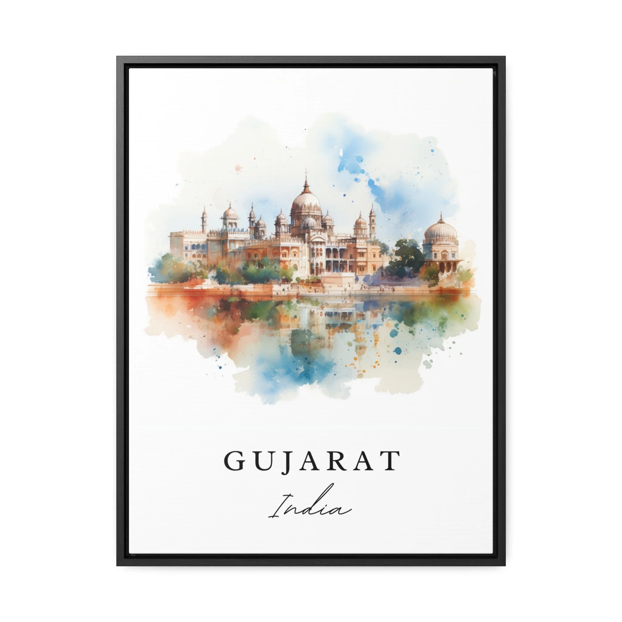 Gujarat, India – Watercolor Art Print - Image 5