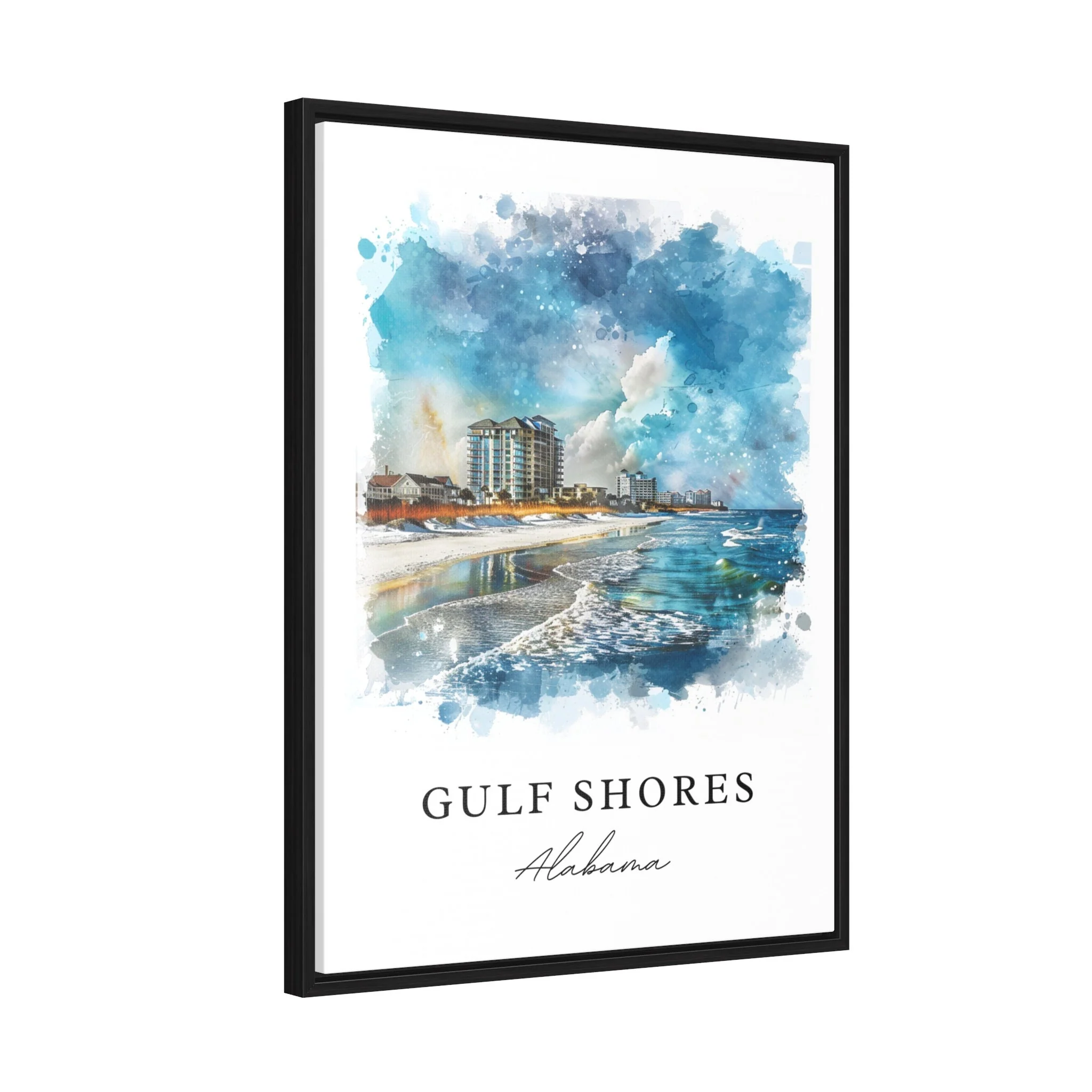 Gulf Shores, Alabama – Watercolor Art Print - Image 6