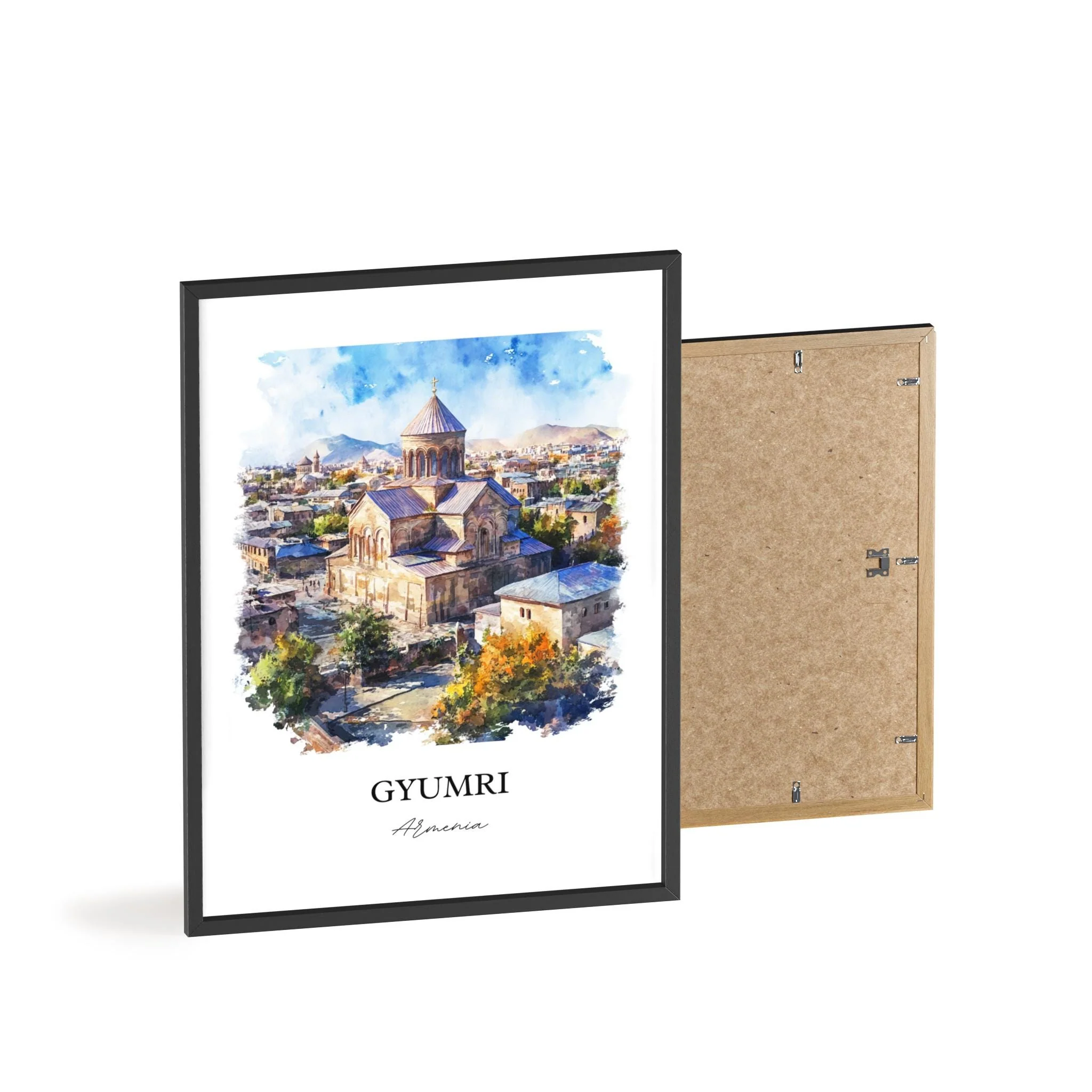 Gyumri, Armenia – Watercolor Art Print - Image 8