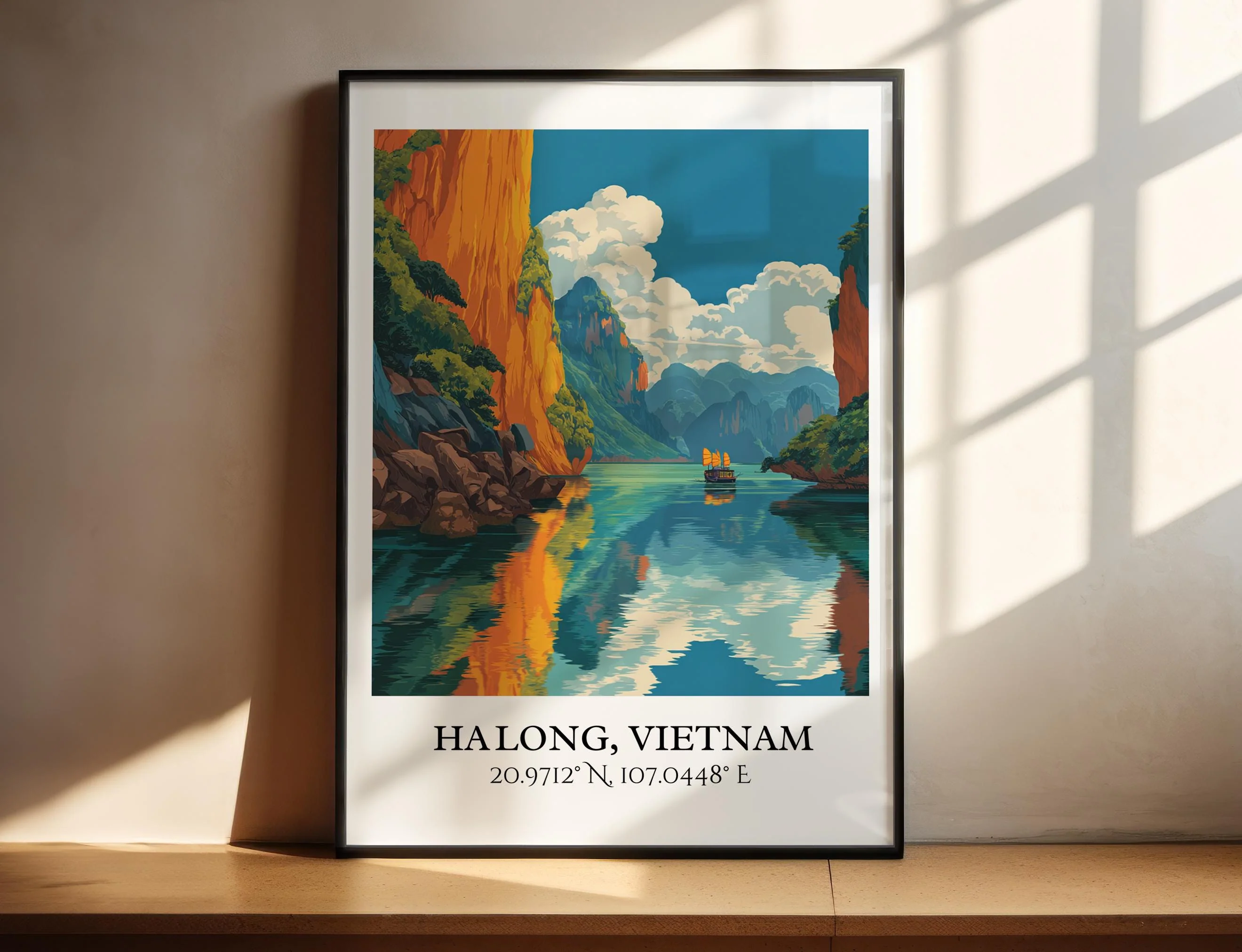 Ha Long, Vietnam – Watercolor Art Print
