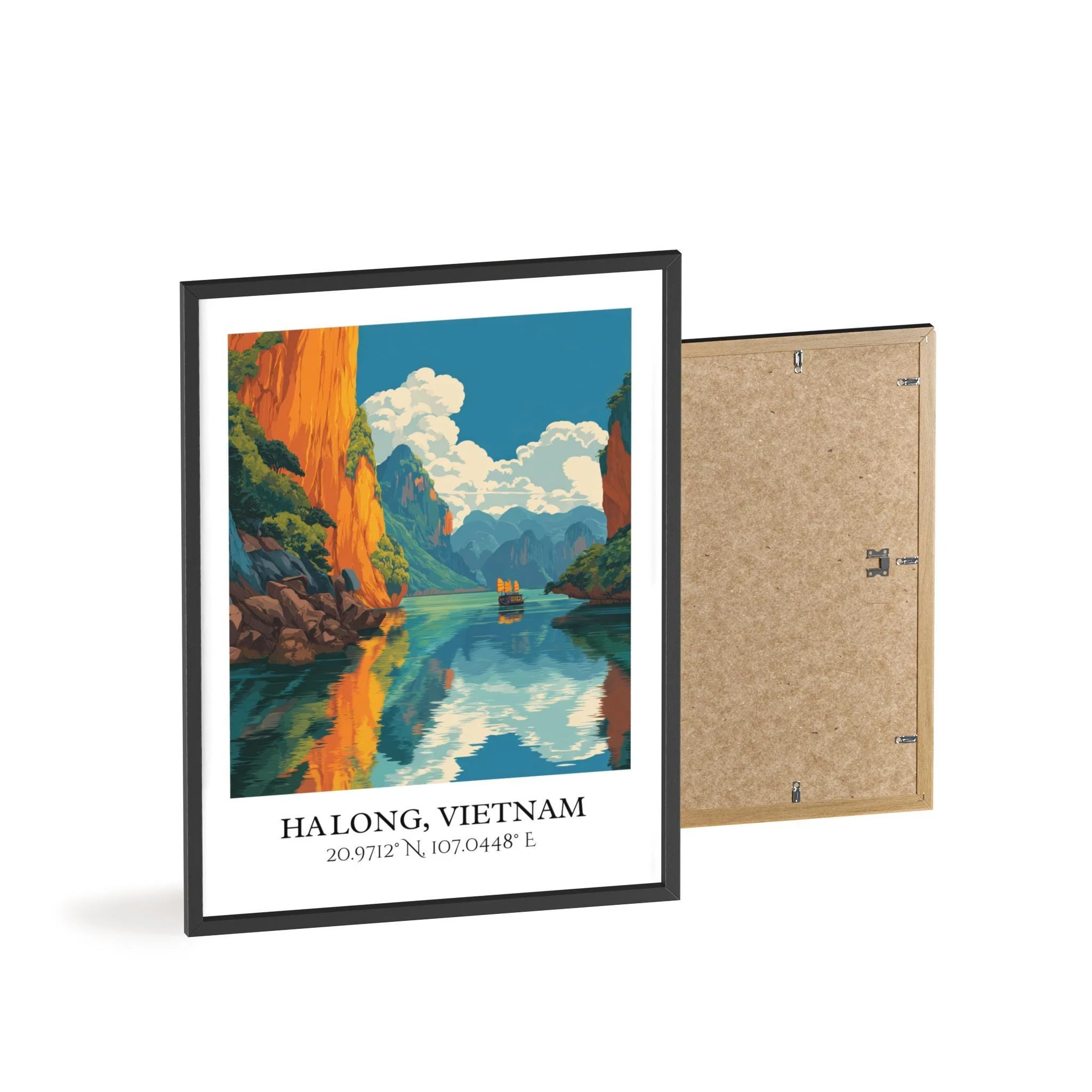 Ha Long, Vietnam – Watercolor Art Print - Image 8