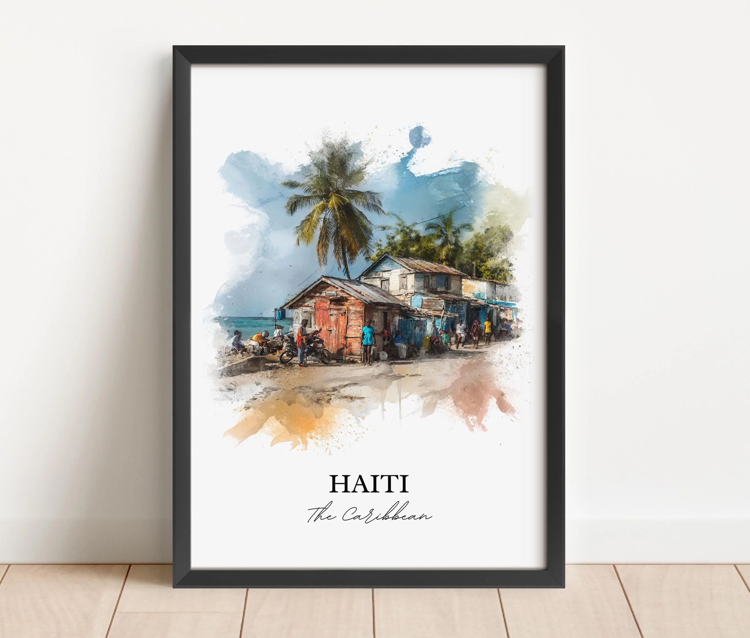 Haiti, Caribbean Islands – Watercolor Art Print - Image 6