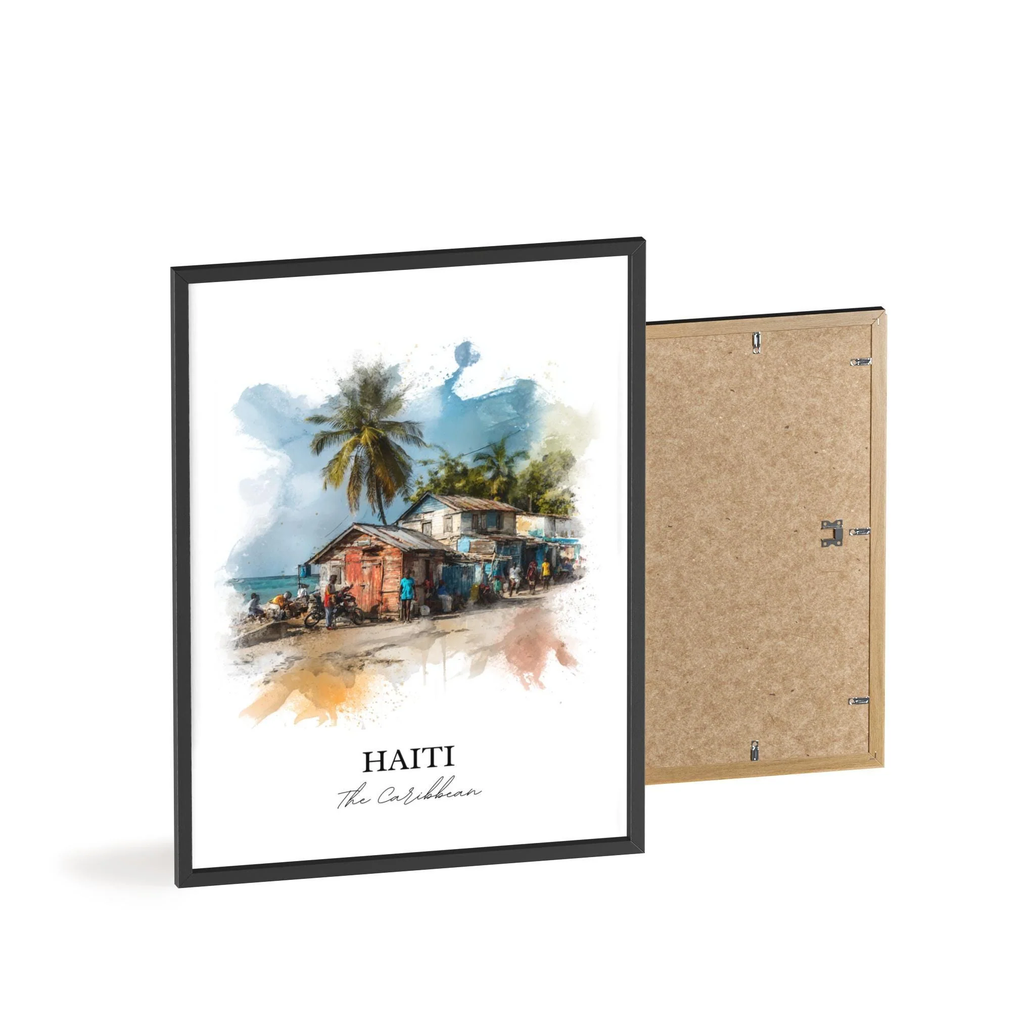 Haiti, Caribbean Islands – Watercolor Art Print - Image 8