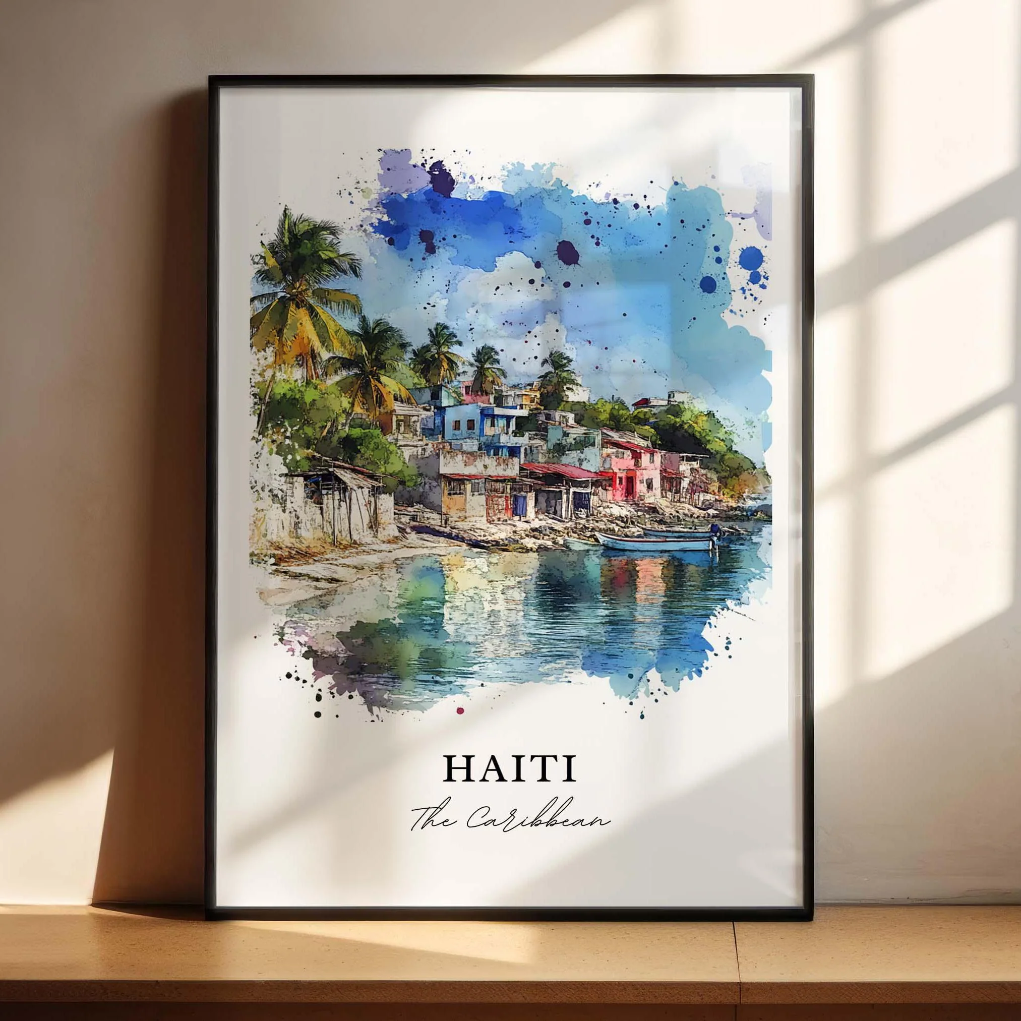 Haiti, Caribbean – Watercolor Art Print