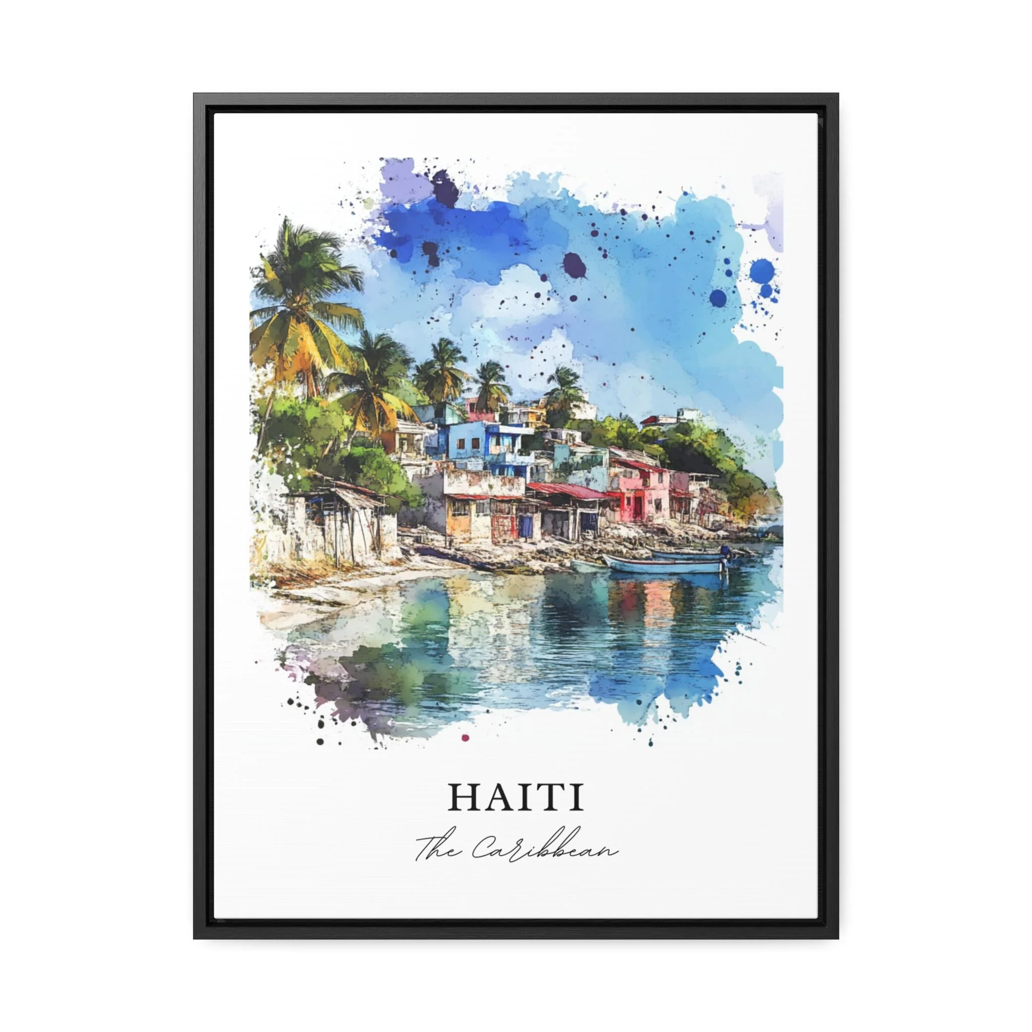 Haiti, Caribbean – Watercolor Art Print - Image 5
