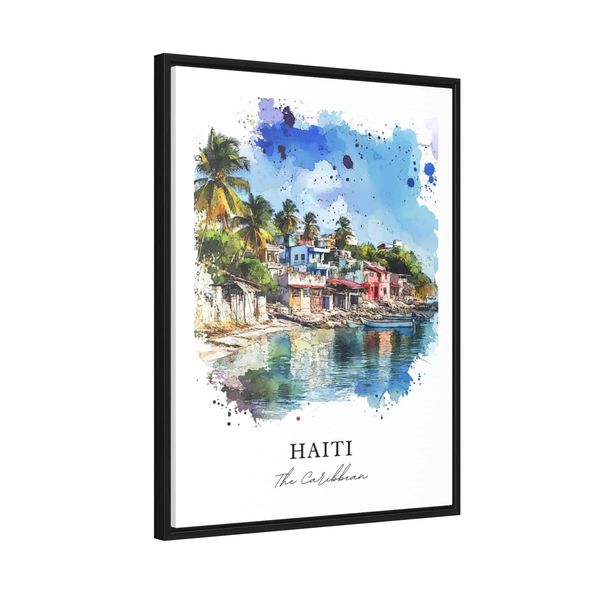 Haiti, Caribbean – Watercolor Art Print - Image 6