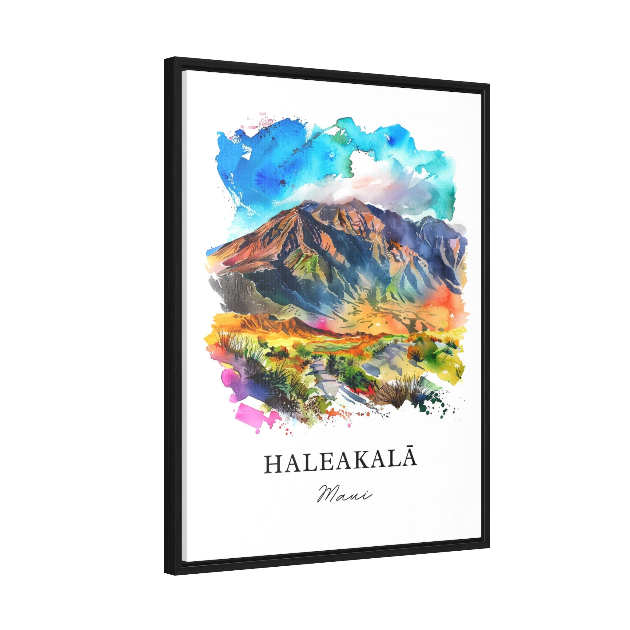 Haleakala, Maui, USA – Watercolor Art Print - Image 6