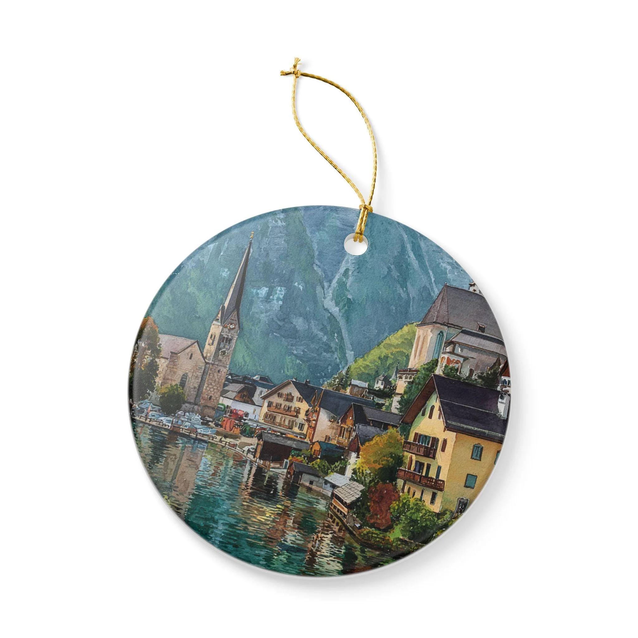 Hallstatt Austria Ornament: Unique Hallstatt Souvenir, Hallstatt Xmas Decor, and Authentic Hallstatt Austria Gift - Image 4