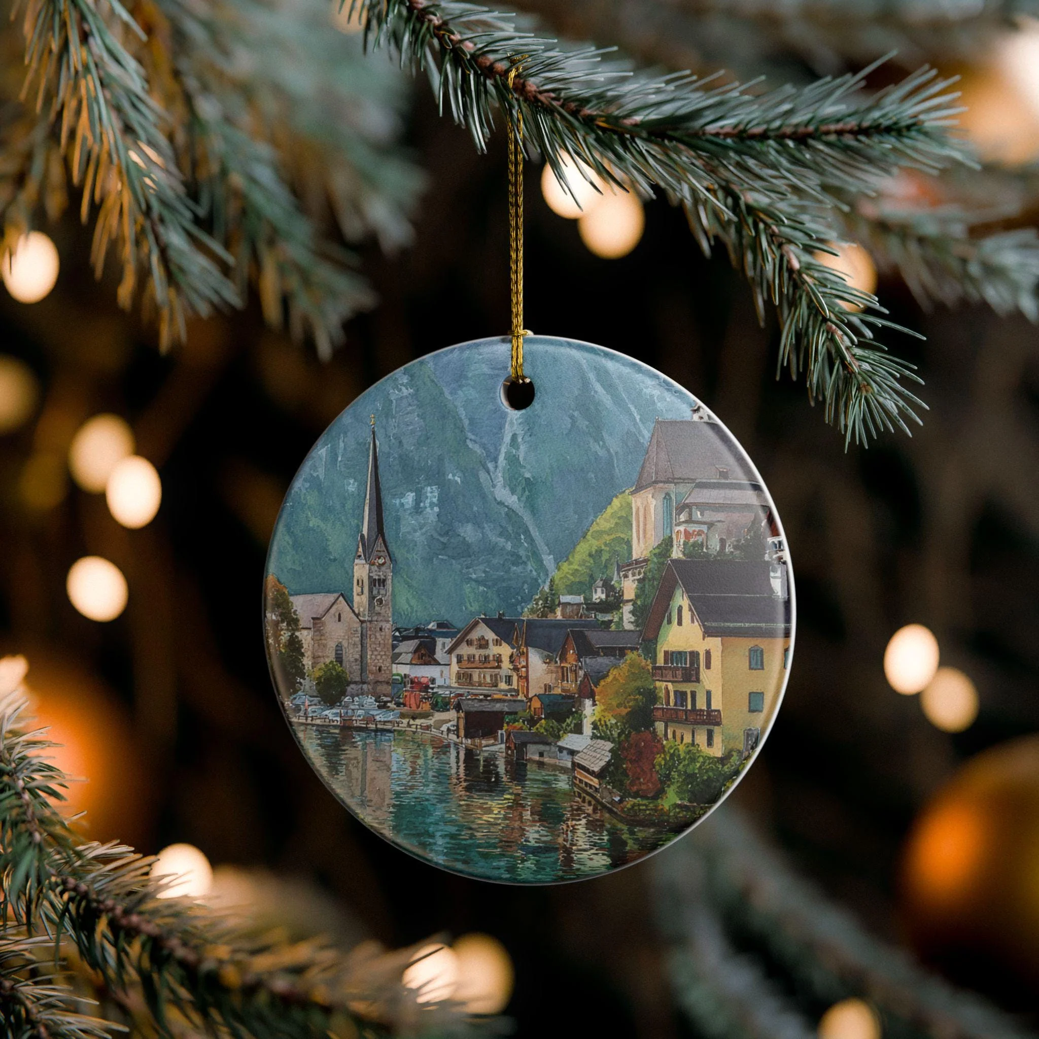 Hallstatt Austria Ornament: Unique Hallstatt Souvenir, Hallstatt Xmas Decor, and Authentic Hallstatt Austria Gift - Image 5