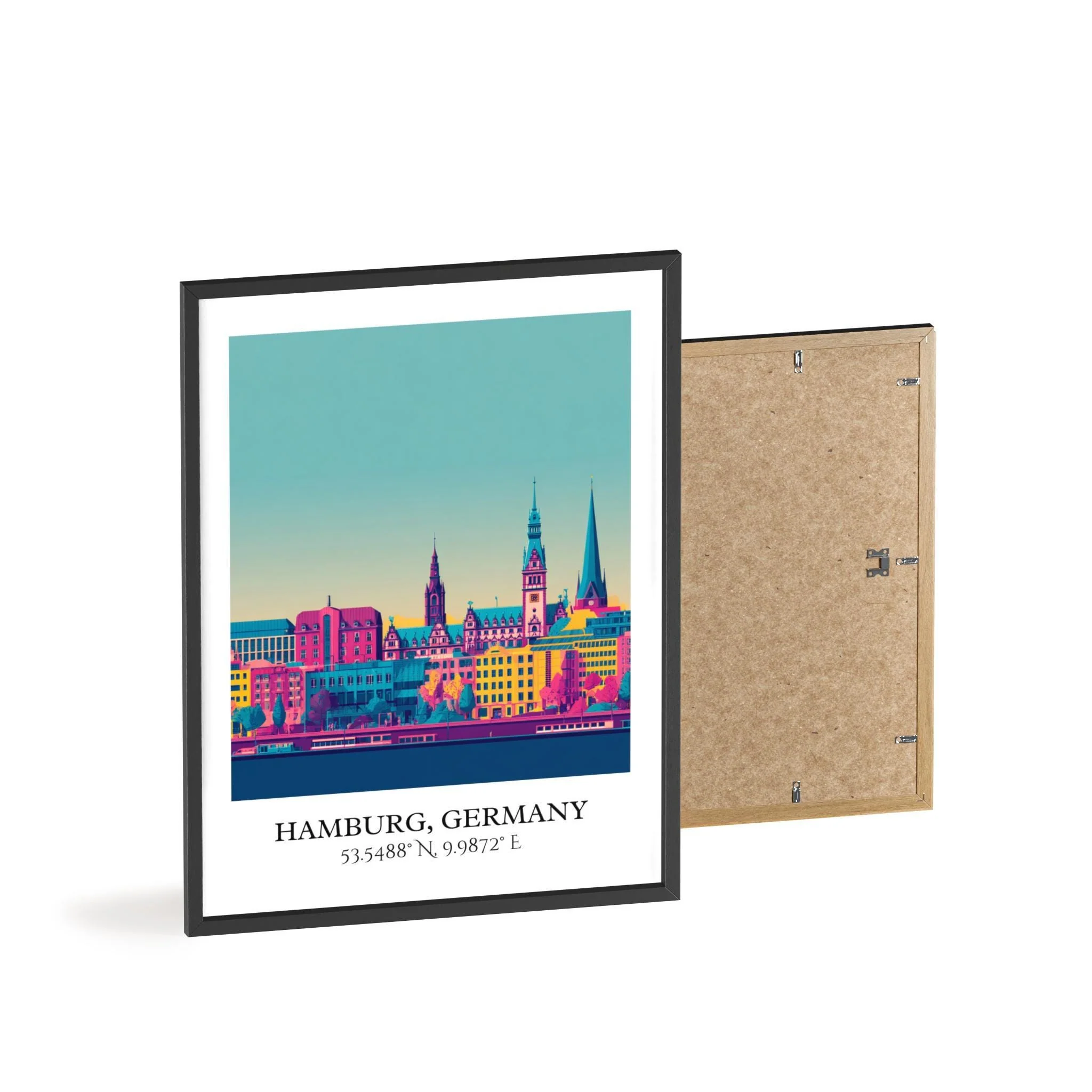 Hamburg, Germany – Watercolor Art Print - Image 8
