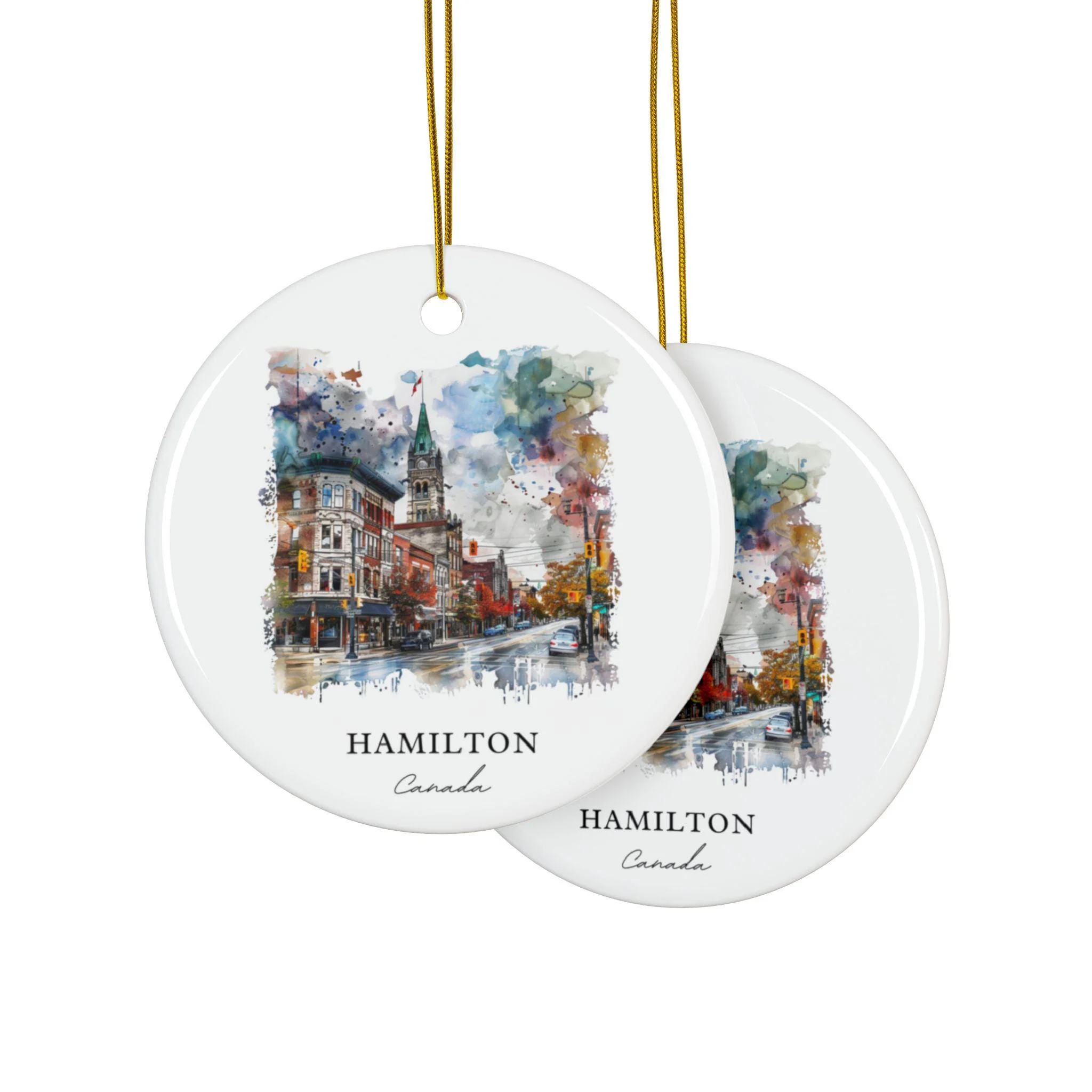 Hamilton Canada Ornament: Unique Hamilton Souvenir, Hamilton Xmas Decor, and Authentic Hamilton Canada Gift - Image 2