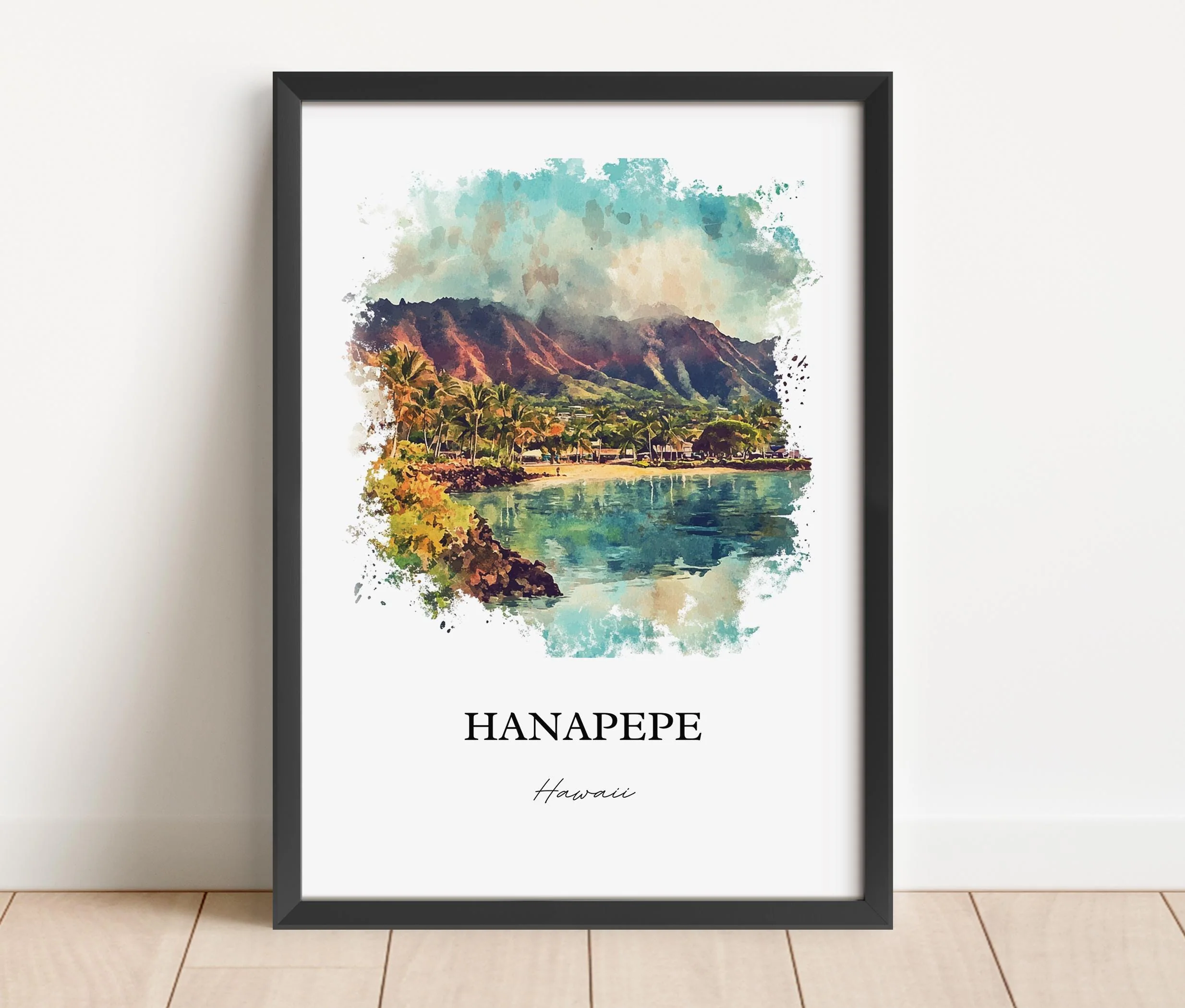Hanapepe, Hawaii – Watercolor Art Print - Image 5