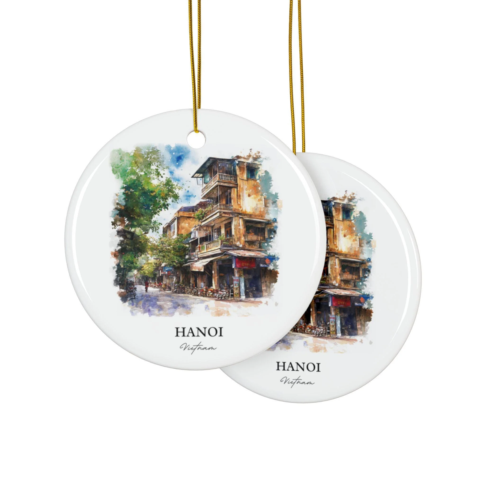 Hanoi Vietnam Ornament: Unique Hanoi Souvenir, Hanoi Xmas Decor, and Authentic Hanoi Vietnam Gift - Image 2