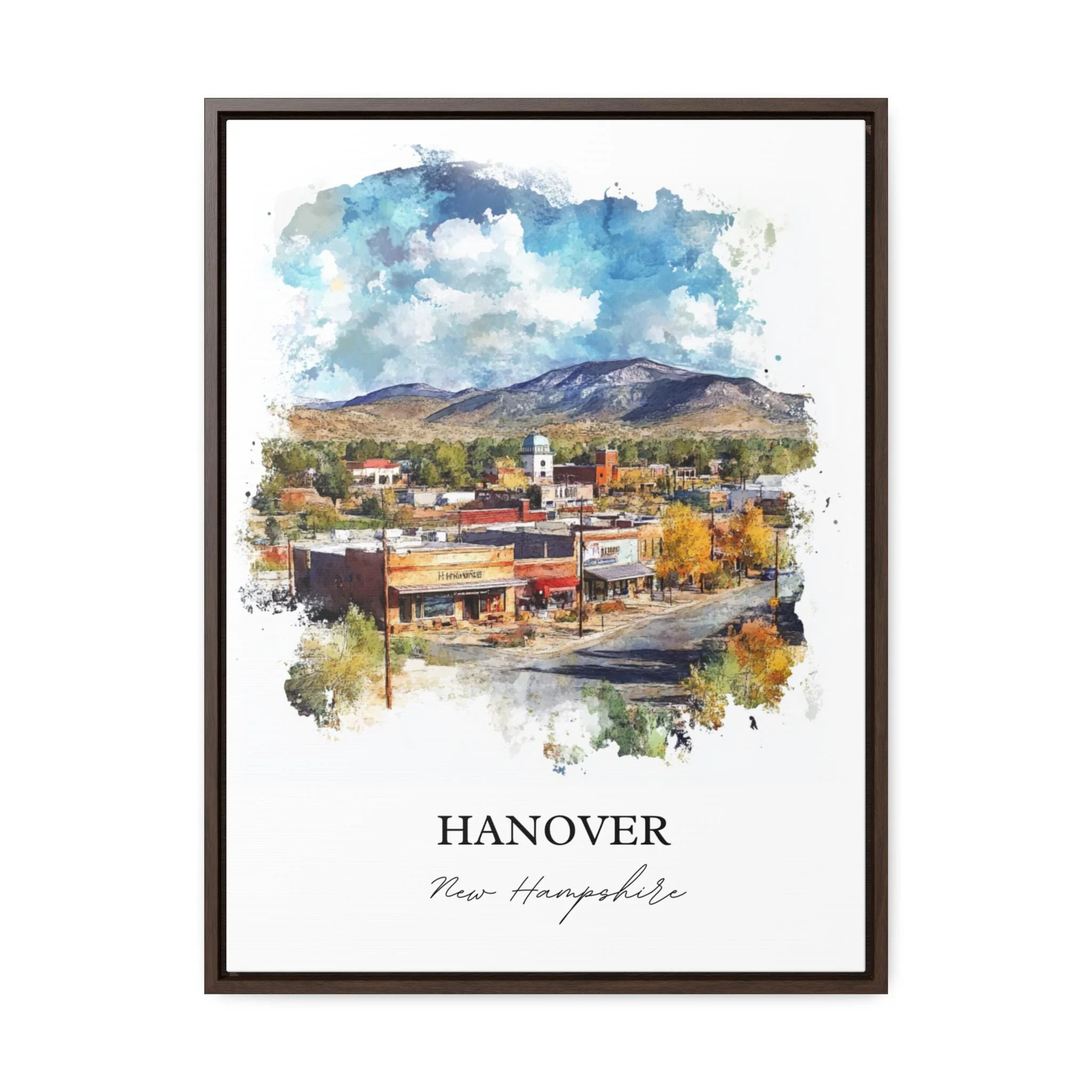 Hanover, USA – Watercolor Art Print Grafton County, New Hampshire - Image 7