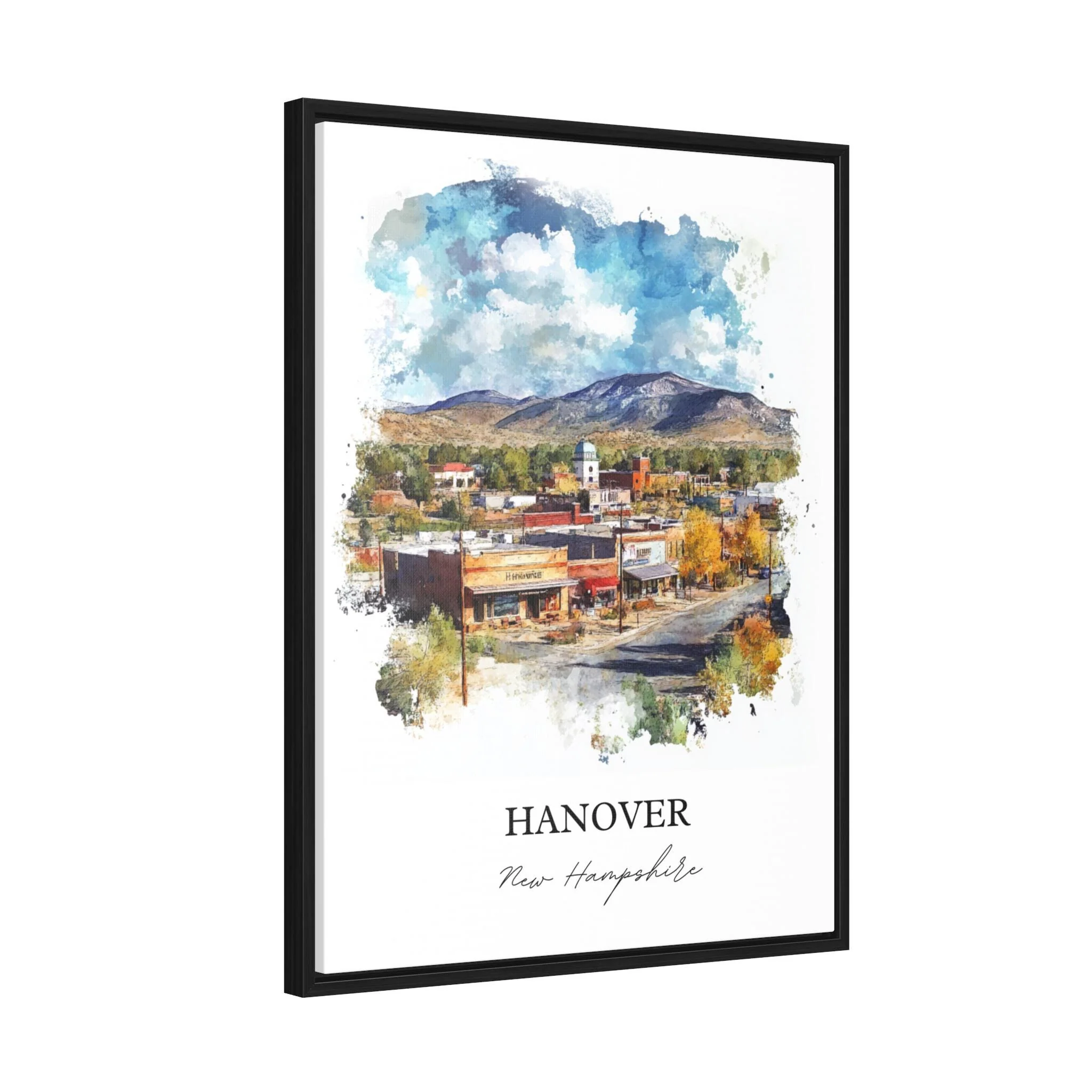 Hanover, USA – Watercolor Art Print Grafton County, New Hampshire - Image 8