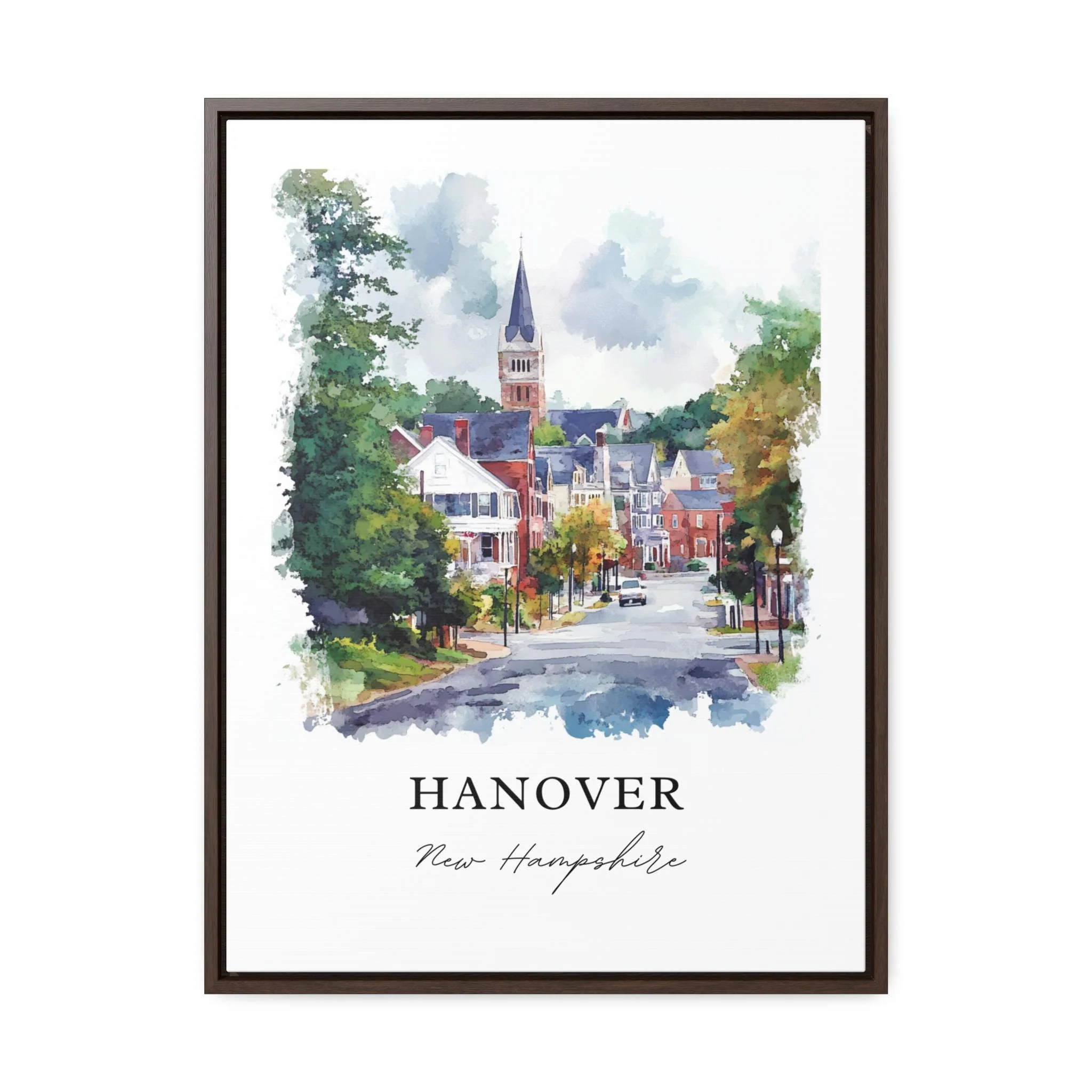 Hanover, New Hampshire, USA – Watercolor Art Print - Image 6