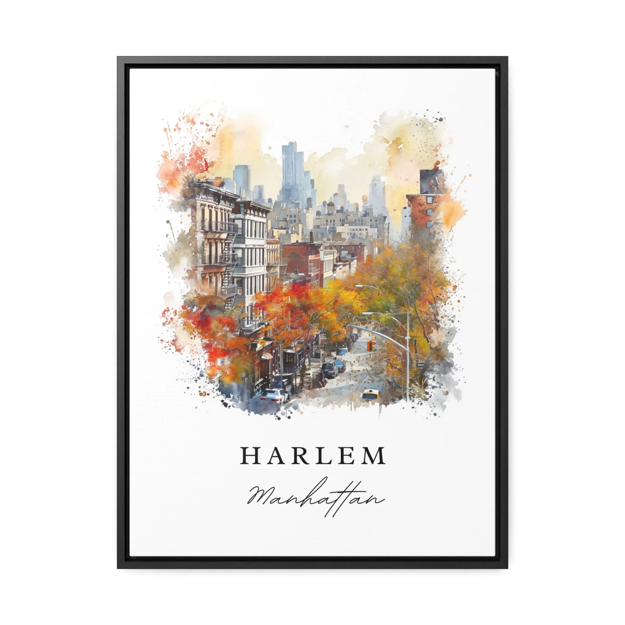 Harlem, NYC – Watercolor Art Print - Image 6