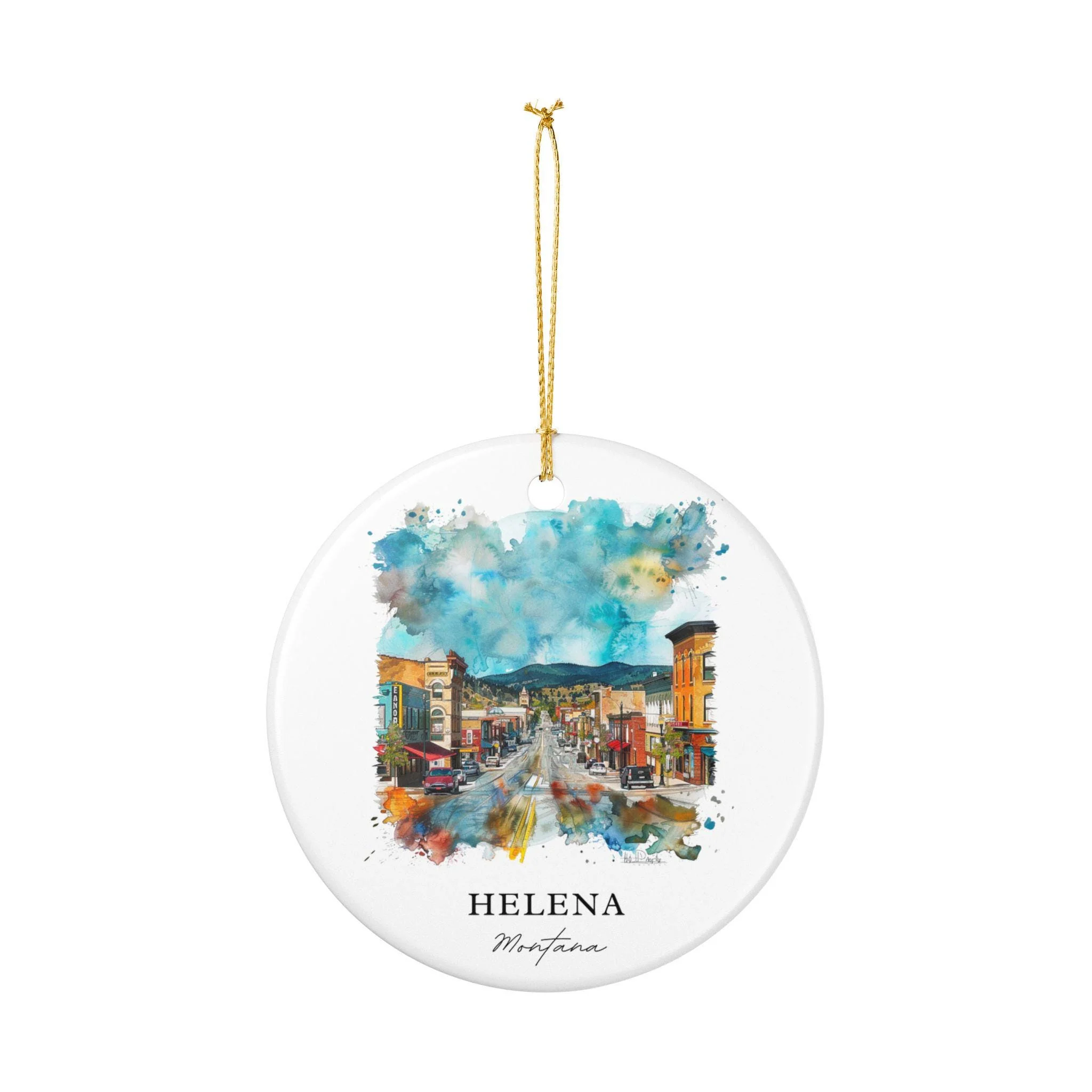 Helena Montana Ornament: Unique Helena MT Souvenir, Helena Montana Decor, and Authentic Helena MT Gift - Image 2