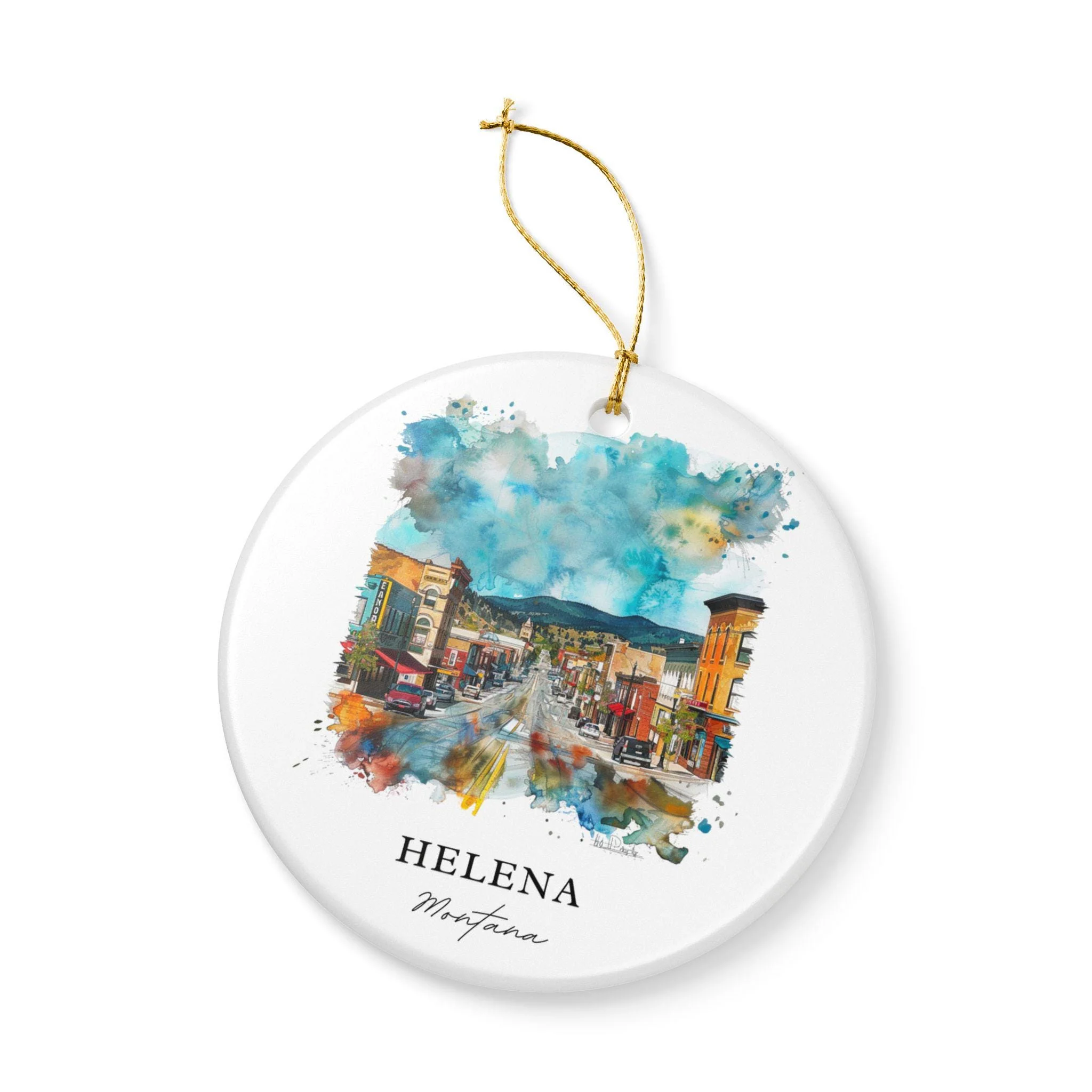 Helena Montana Ornament: Unique Helena MT Souvenir, Helena Montana Decor, and Authentic Helena MT Gift - Image 3