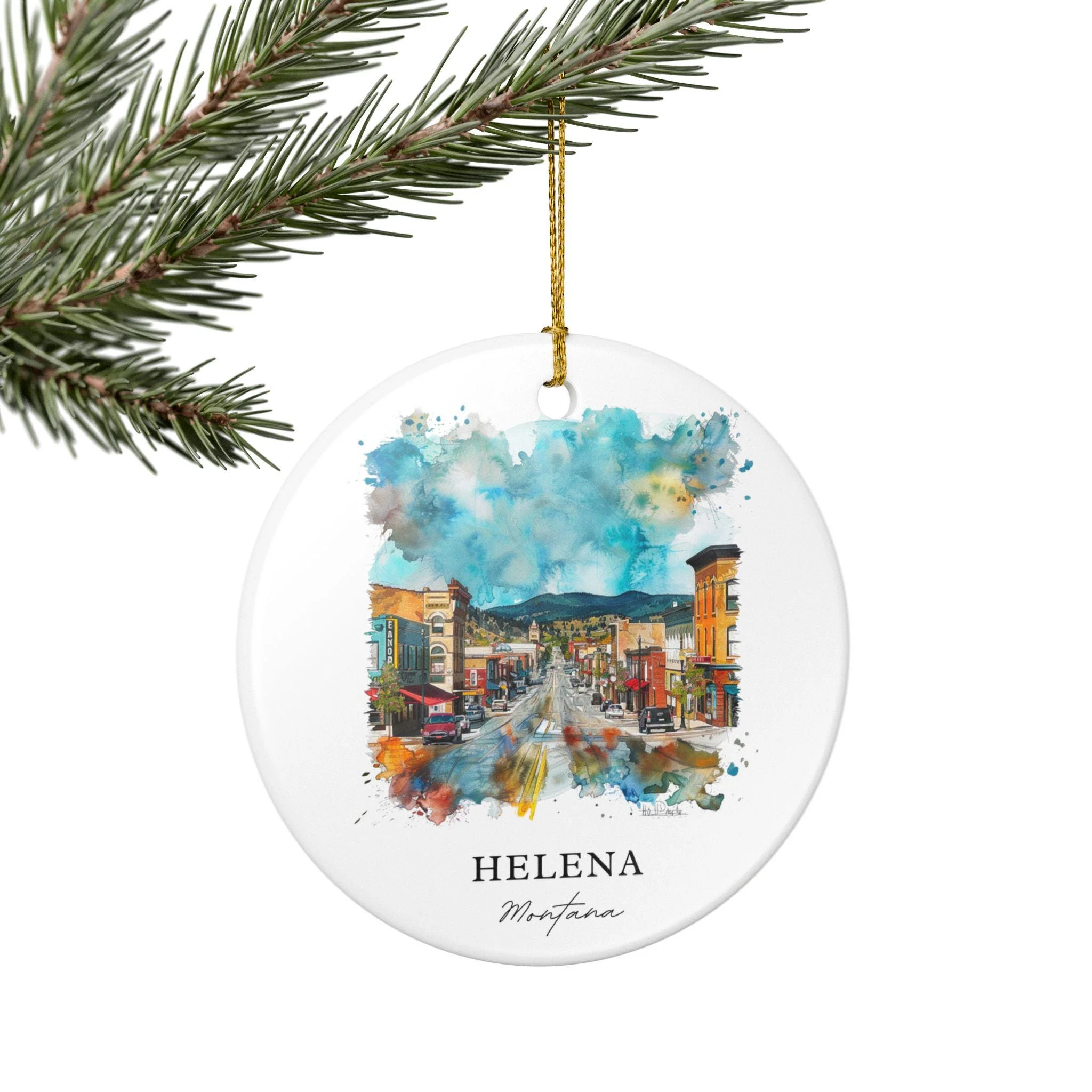 Helena Montana Ornament: Unique Helena MT Souvenir, Helena Montana Decor, and Authentic Helena MT Gift - Image 5