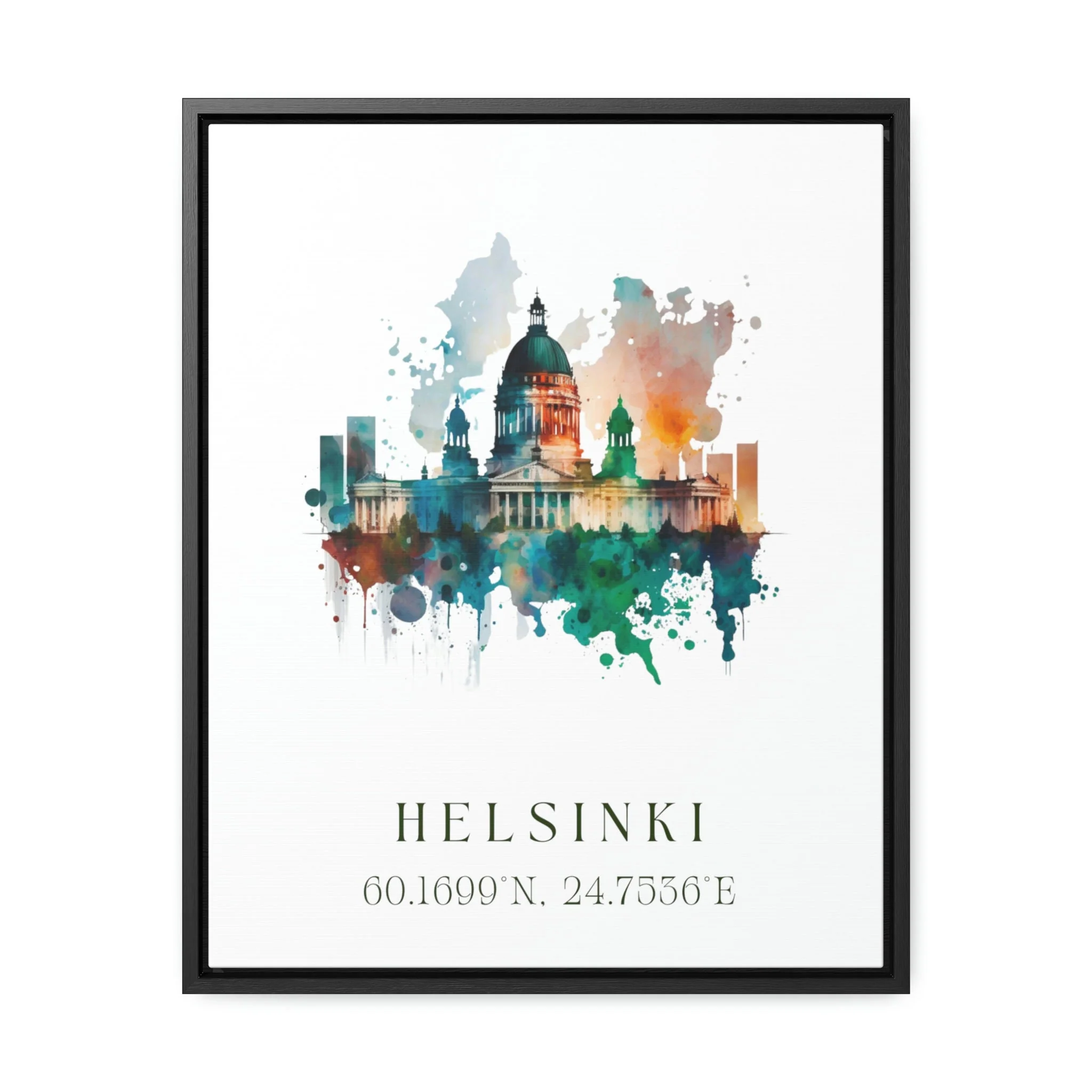 Helsinki, Finland – Watercolor Art Print - Image 6