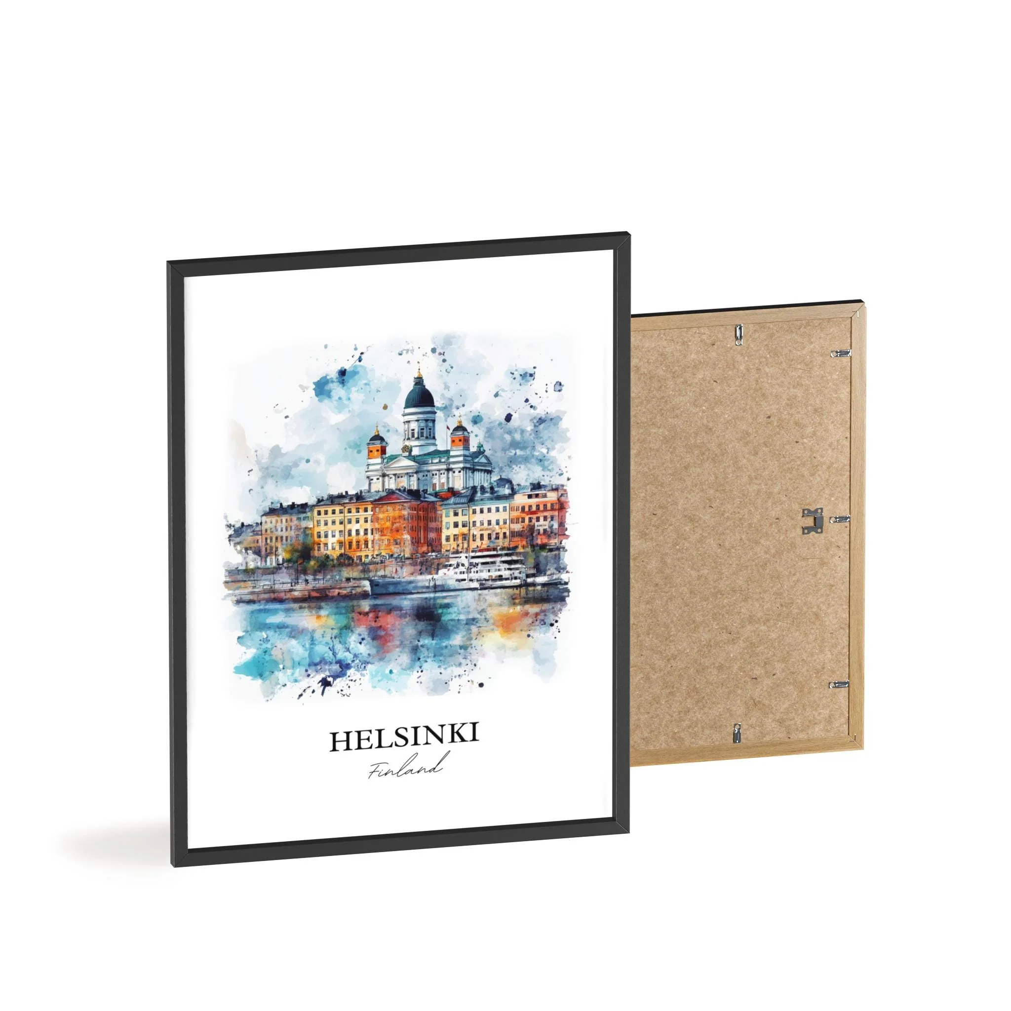 Helsinki, Finland – Watercolor Art Print - Image 8