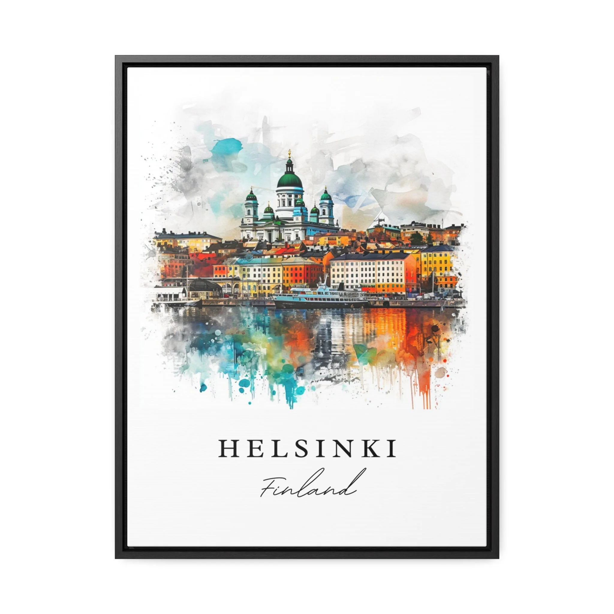 Helsinki, Finland – Watercolor Art Print - Image 6