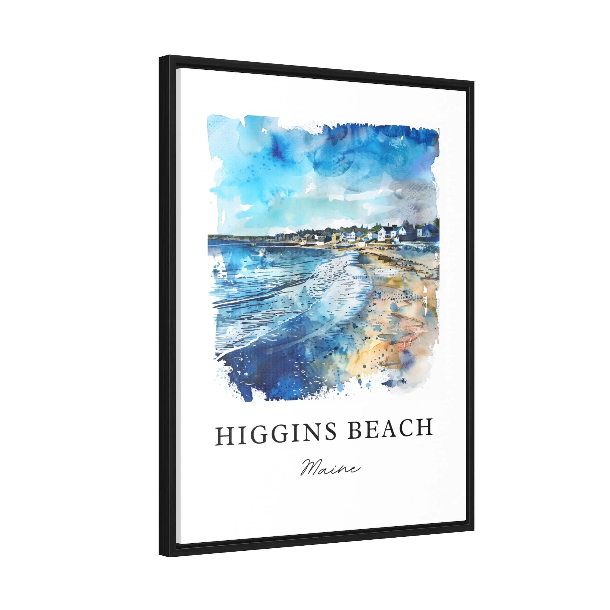 Higgins Beach, Maine – Watercolor Art Print - Image 7