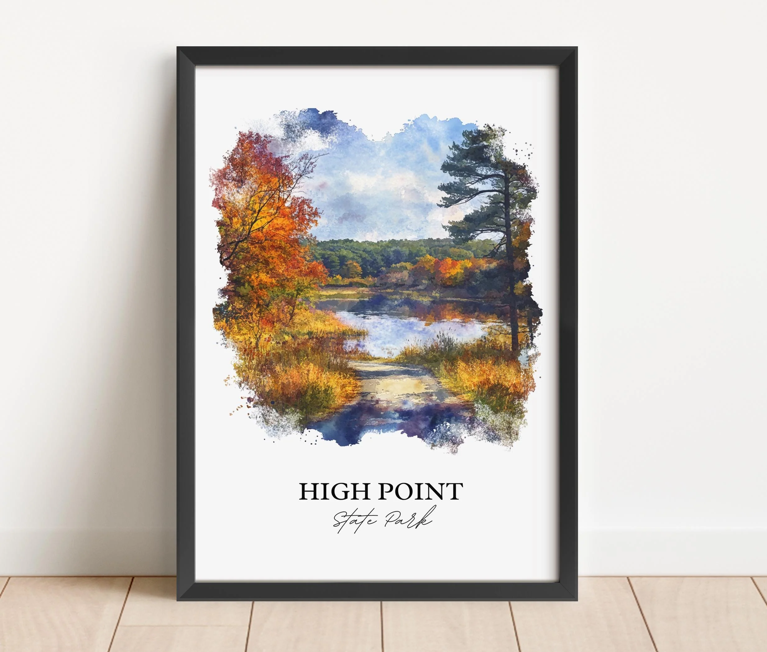 High Point State Park, USA – Watercolor Art Print - Image 5