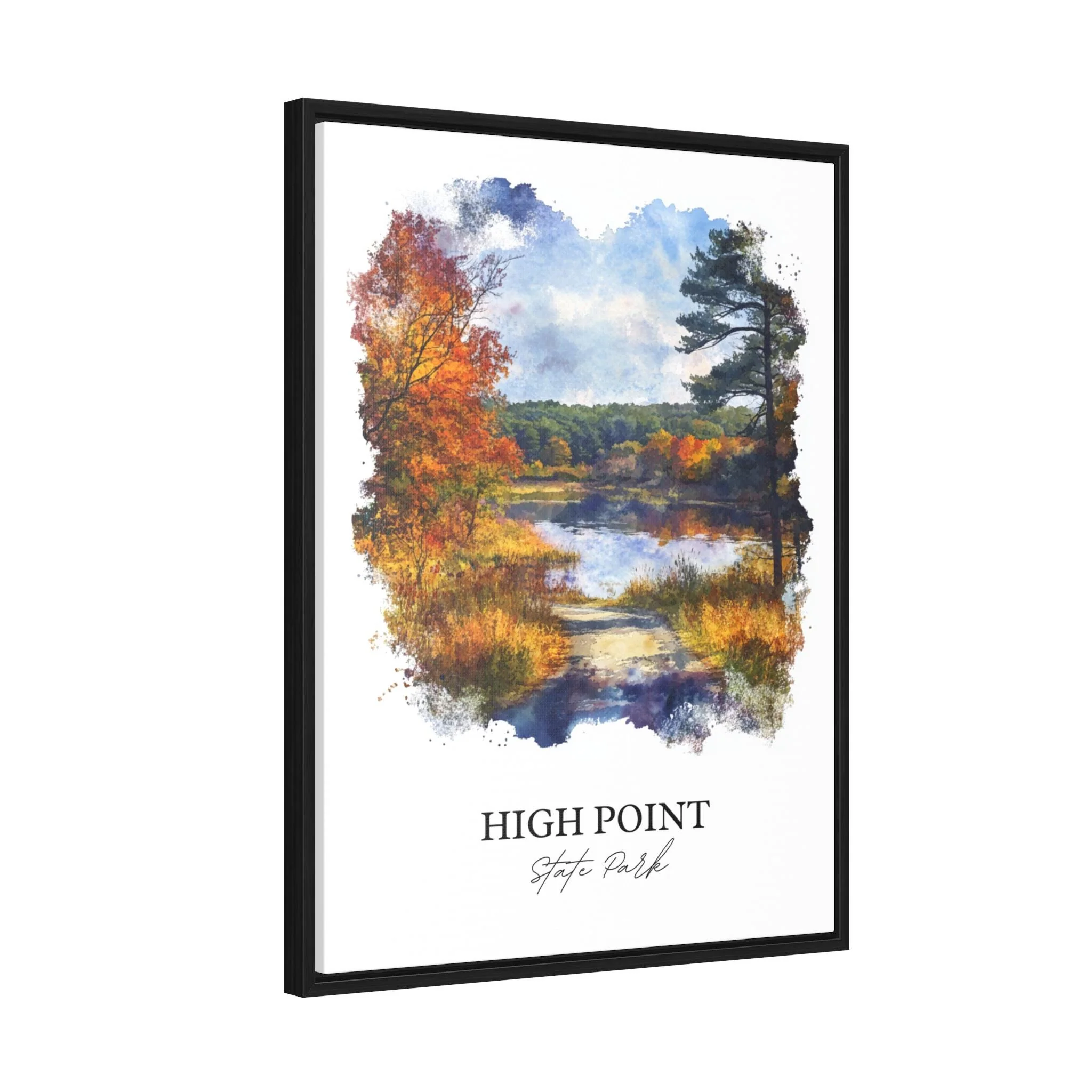 High Point State Park, USA – Watercolor Art Print - Image 8