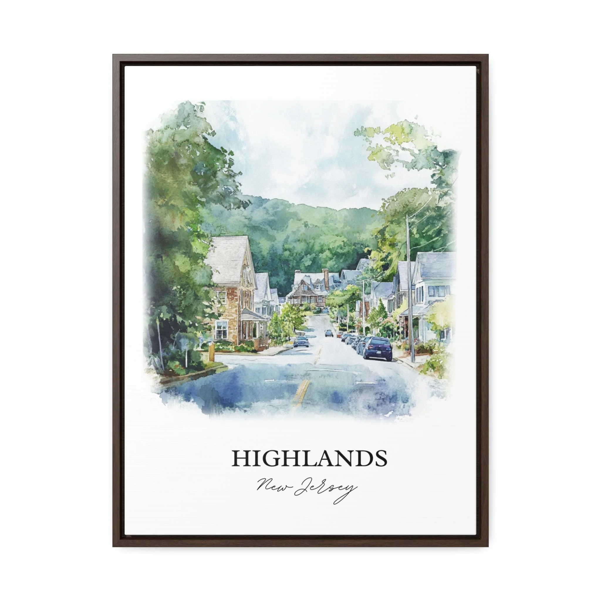 Highlands, North Carolina – Watercolor Art Print - Image 7