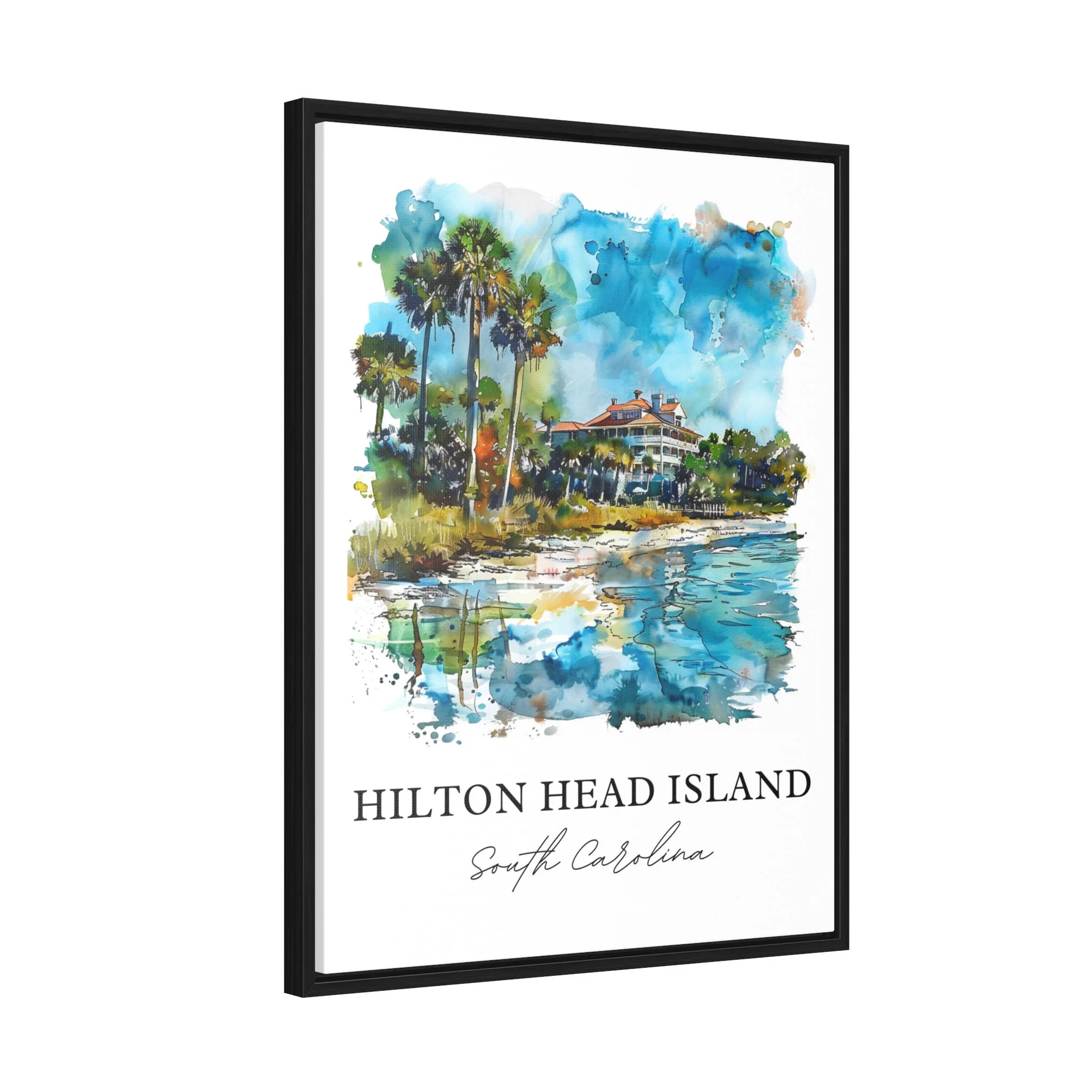 Hilton Head Island, South Carolina – Watercolor Art Print - Image 6
