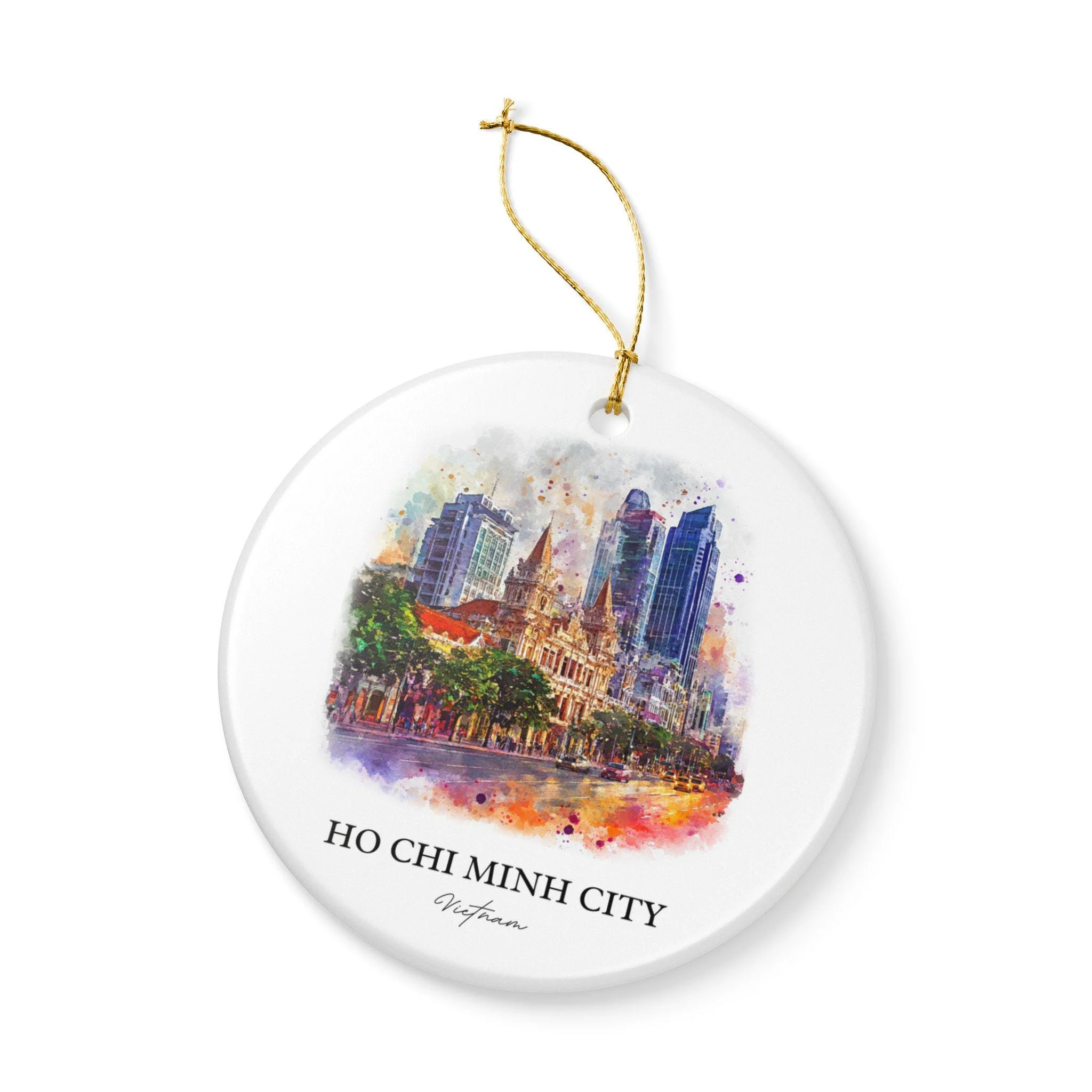 Ho Chi Minh Ornament: Unique Vietnam Souvenir, Ho Chi Minh Xmas Decor, and Authentic Ho Chi Minh City Gift - Image 2