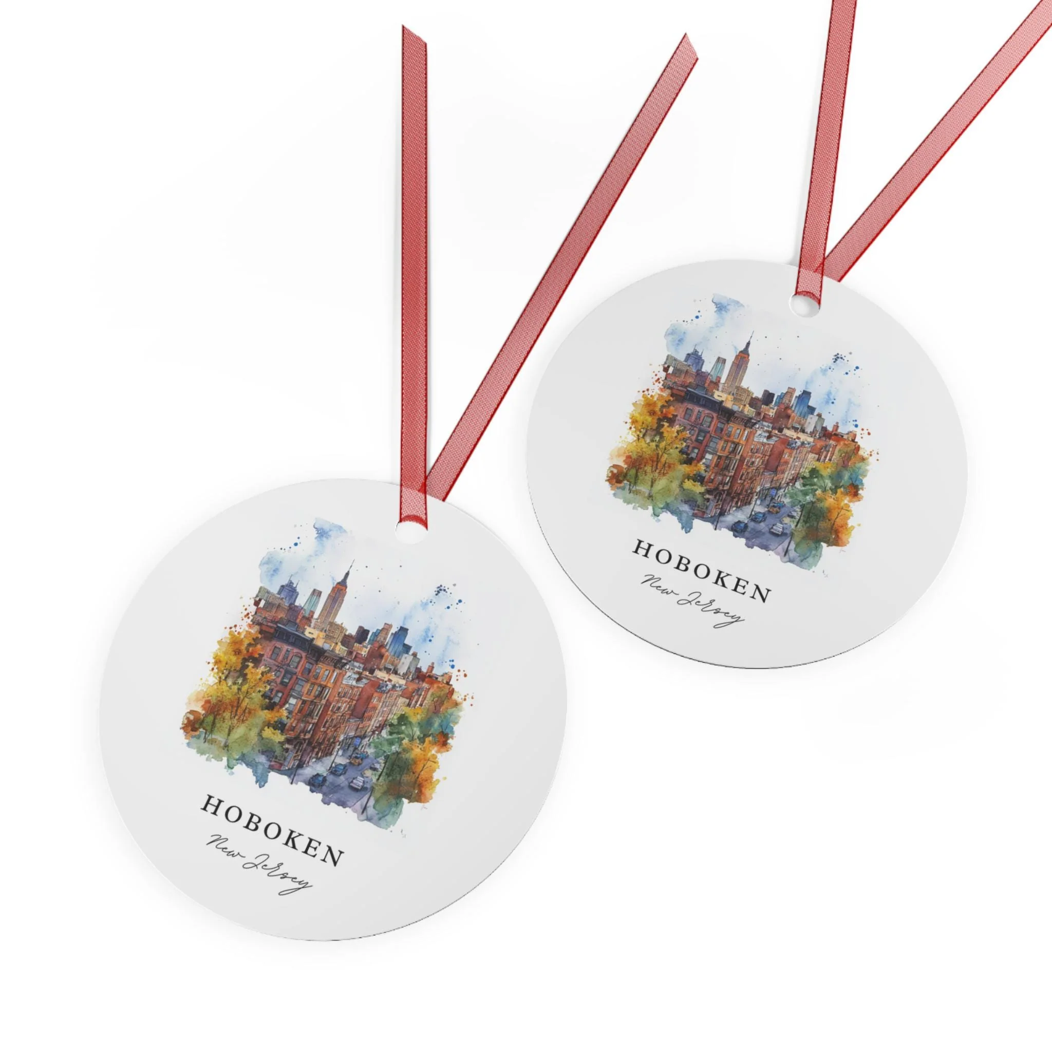 Hoboken NJ Ornament: Unique Hoboken Souvenir, Hoboken Xmas Decor, and Authentic Hoboken New Jersey Gift - Image 3