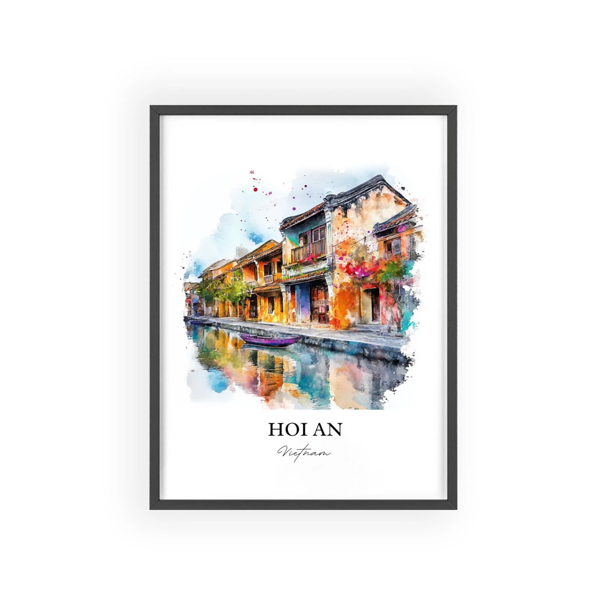 Hoi An, Vietnam – Watercolor Art Print - Image 7