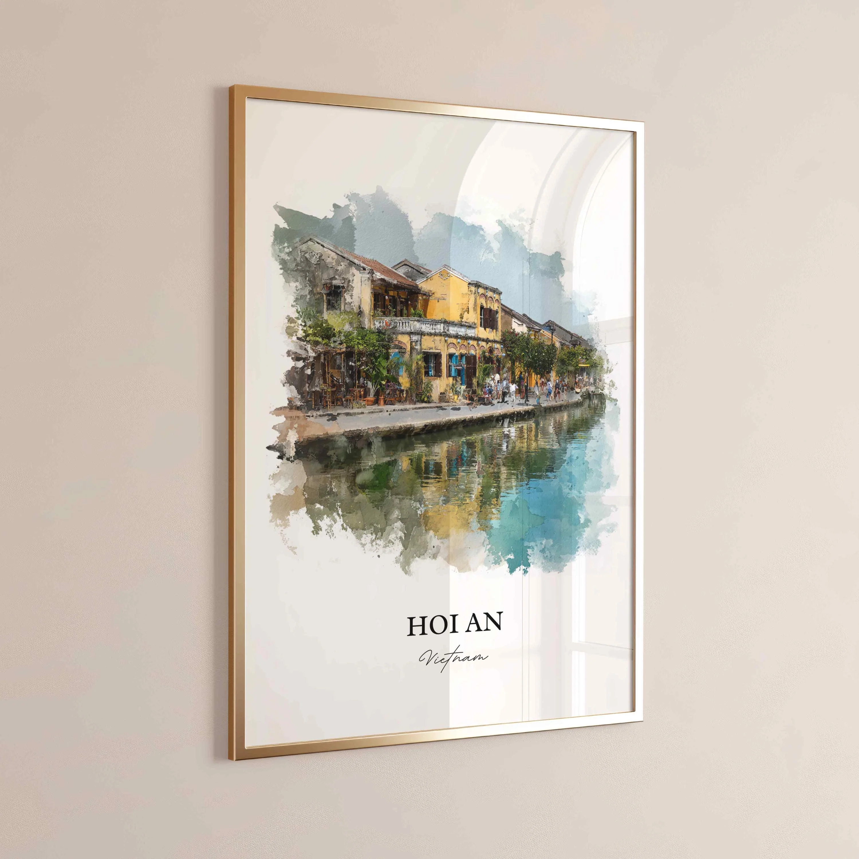 Hoi An, Vietnam – Watercolor Art Print - Image 7