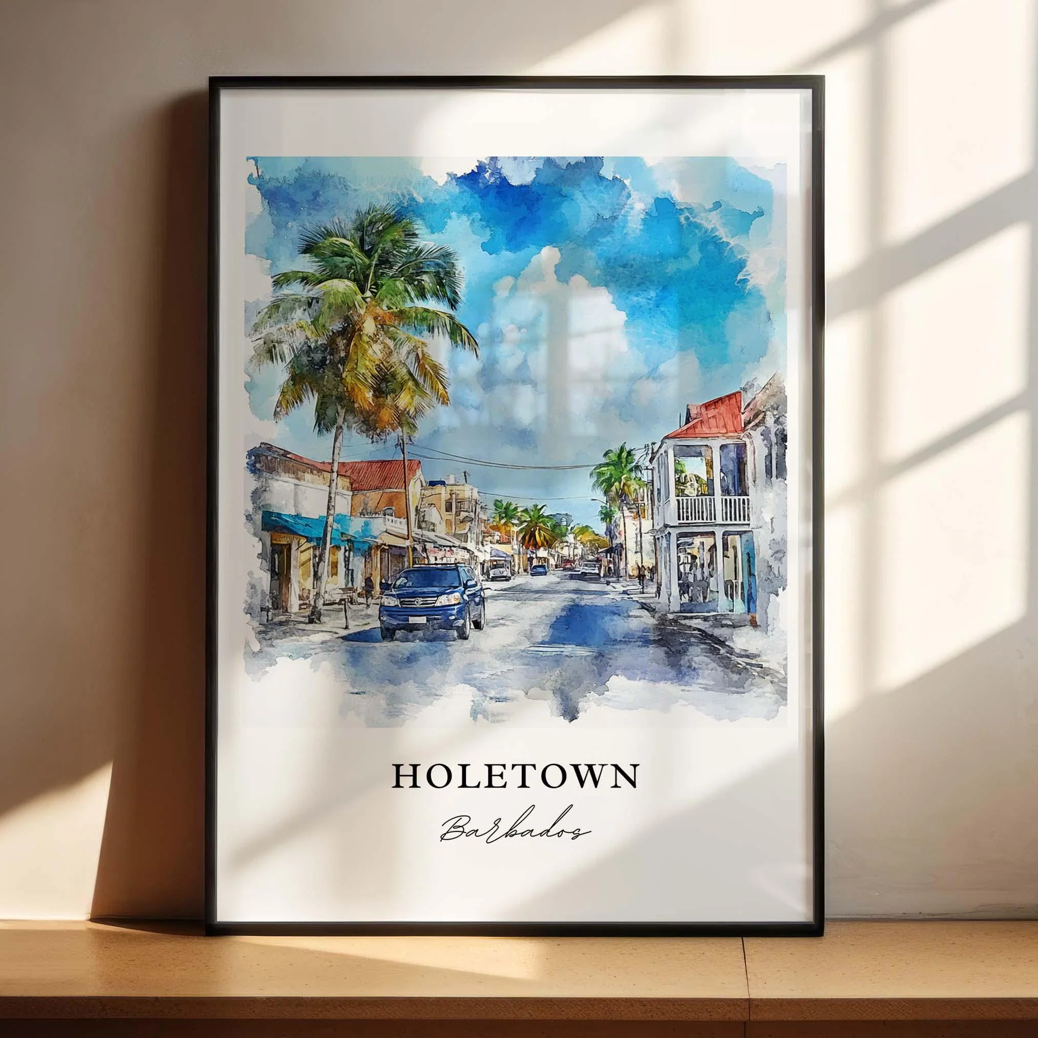 Holetown, Barbados – Watercolor Art Print