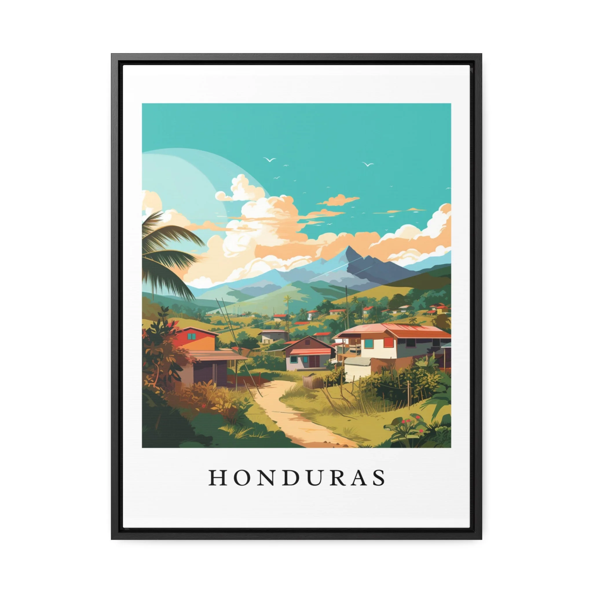 Honduras, Central America – Watercolor Art Print - Image 6