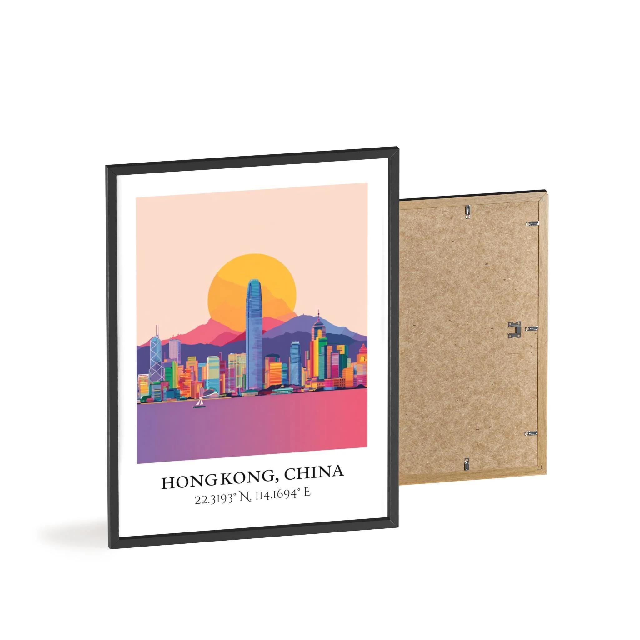 Hong Kong, China – Watercolor Art Print - Image 8