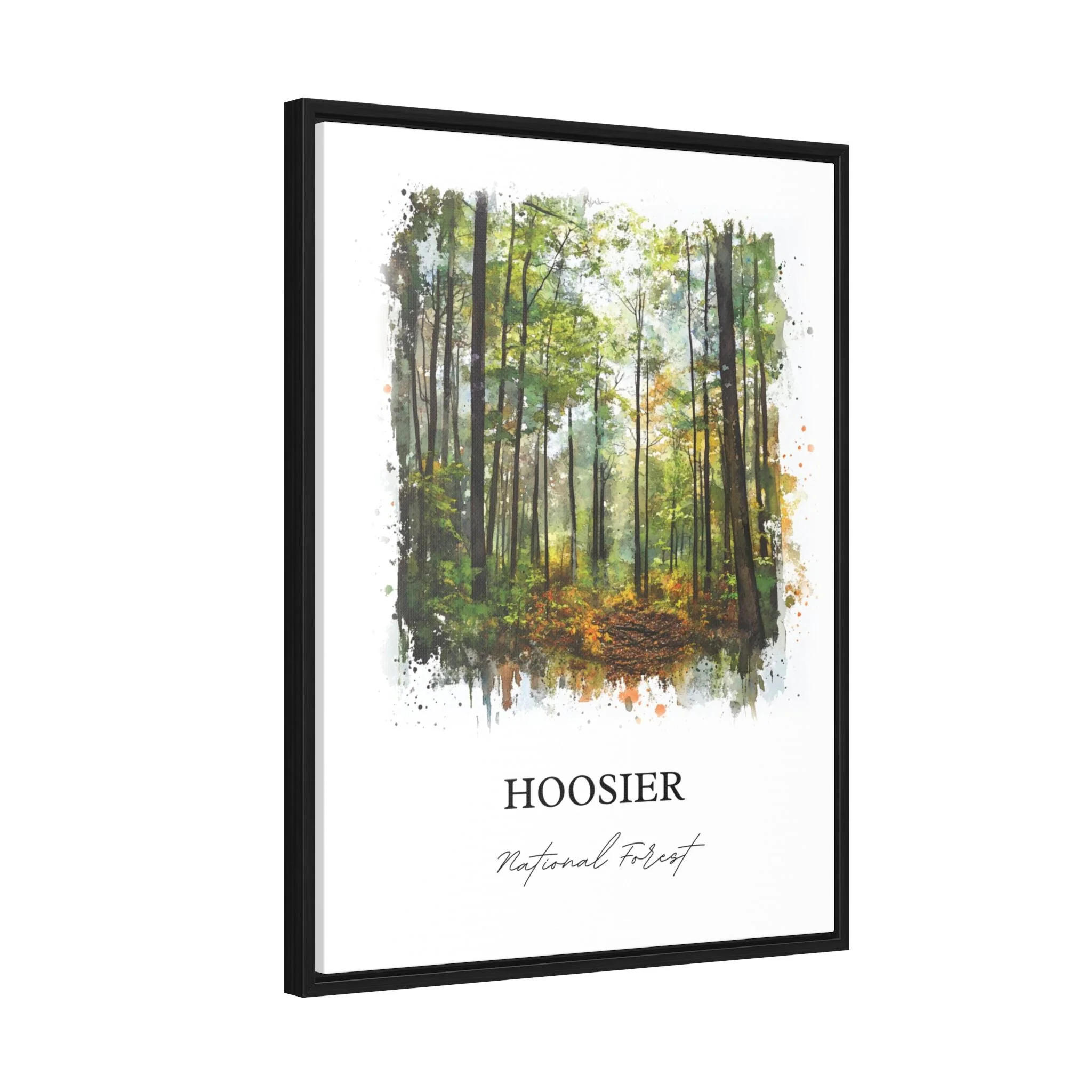 Hoosier National Forest, Indiana – Watercolor Art Print - Image 8