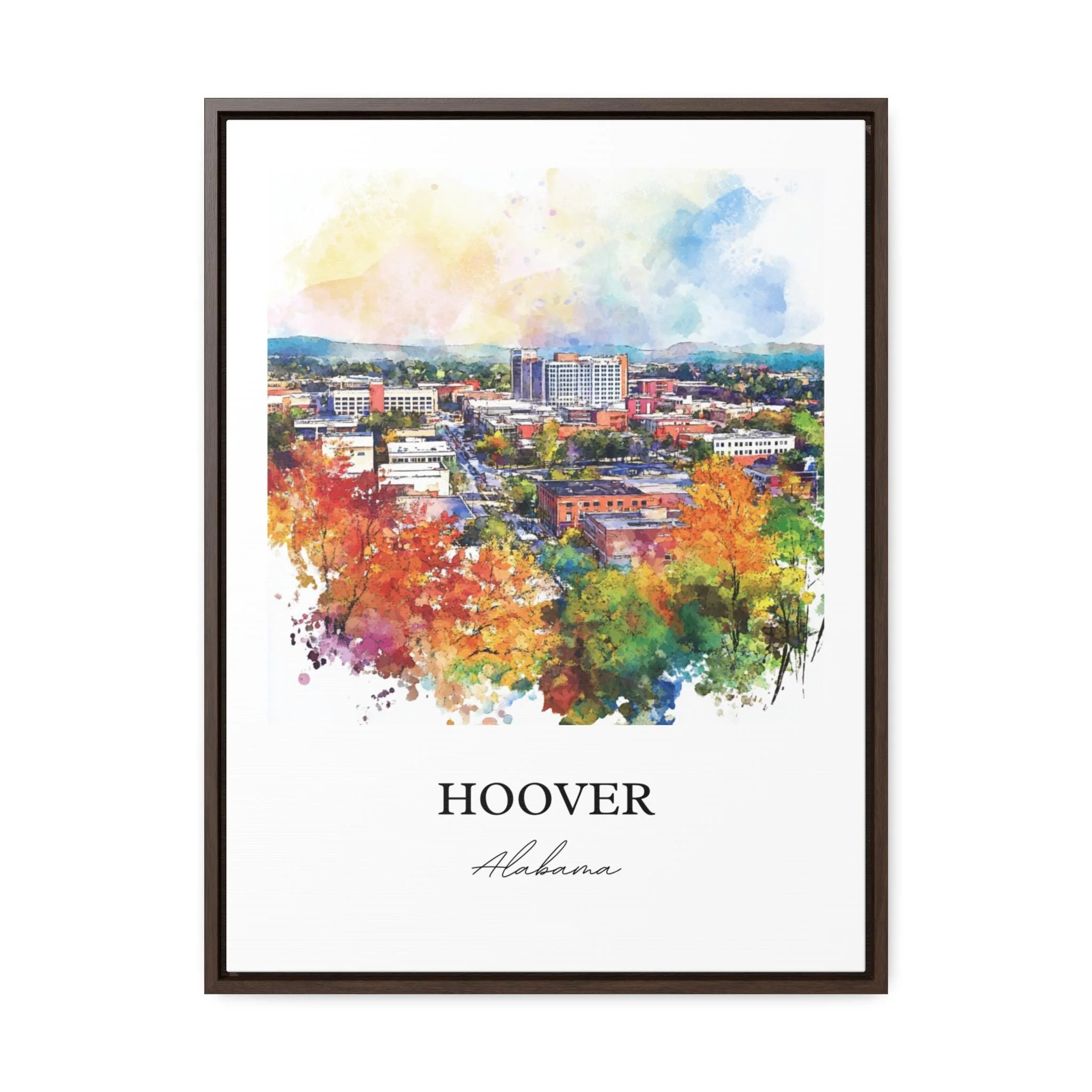 Hoover, Alabama – Watercolor Art Print - Image 7